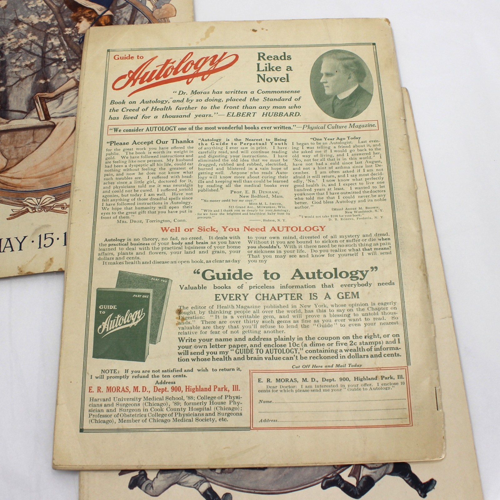 Antique Edwardian Fashion Magazine Lot of 3 To-Day’s May/July 1911