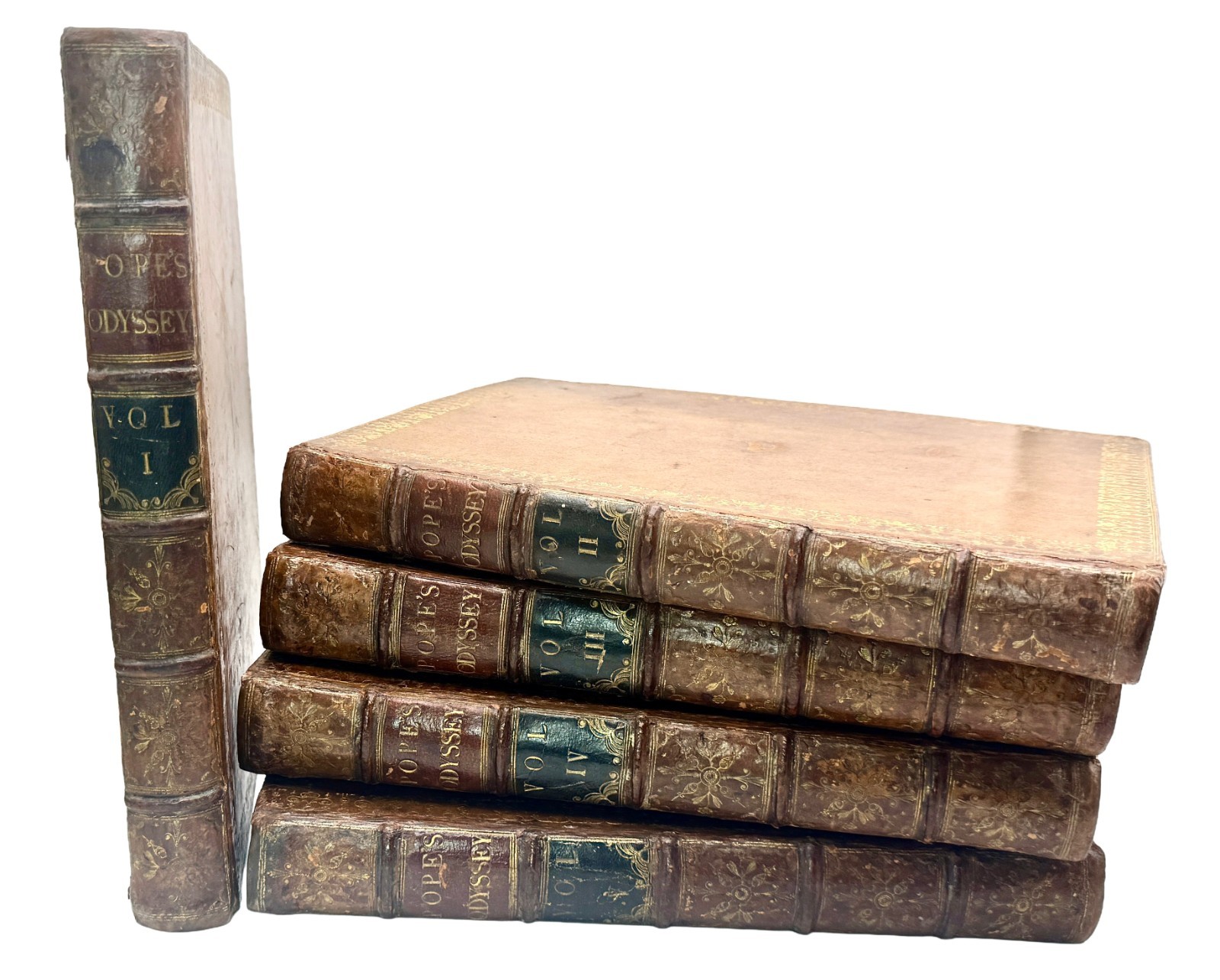 1725 – The Odyssey of Homer by Alexander Pope *1ST EDITION INTERNALLY NEAR FINE*