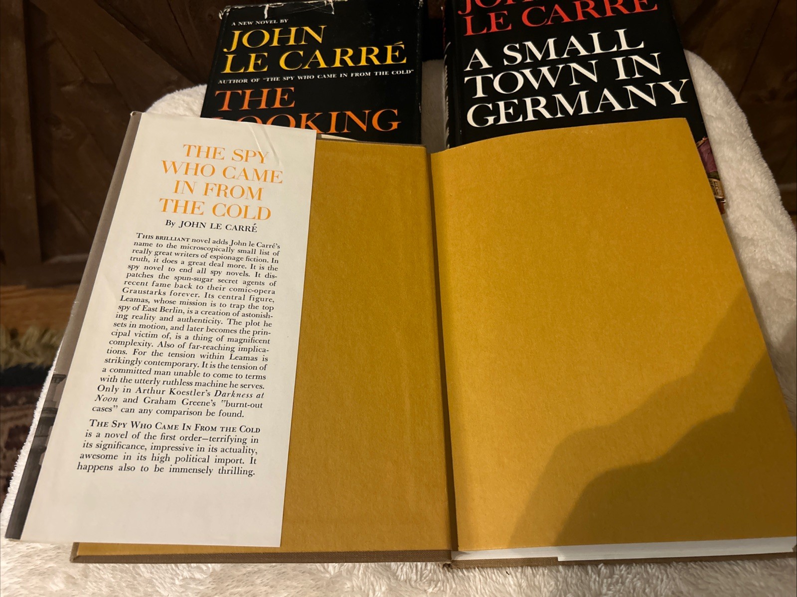 John Le Carre VTG HCDJx3: Spy Who Came In From Cold (1st/28) Looking Glass War &
