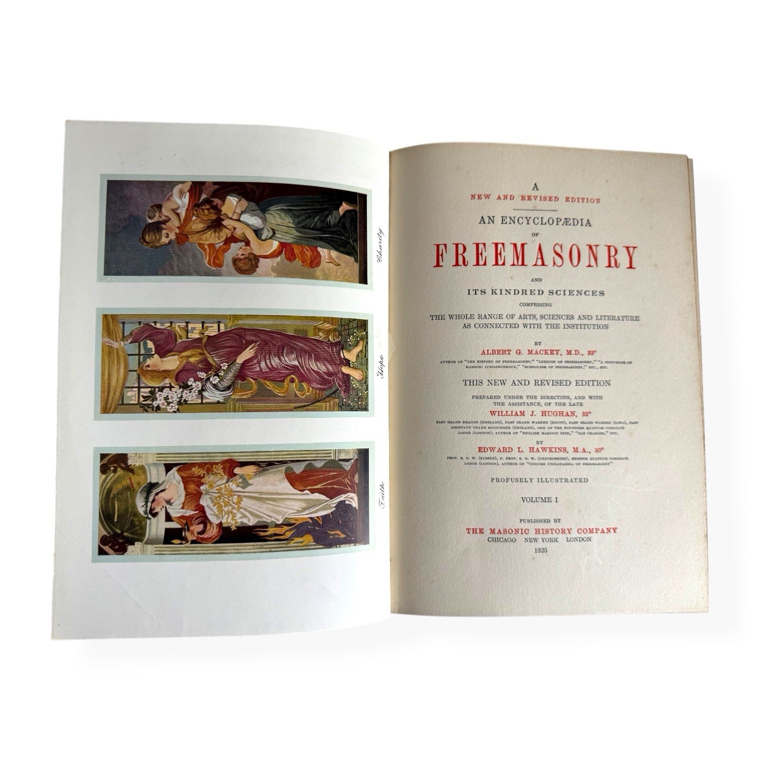Rare 1925 Encyclopaedia of Freemasonry – 2 Volume Set | Mackey, Hughan & Hawkins