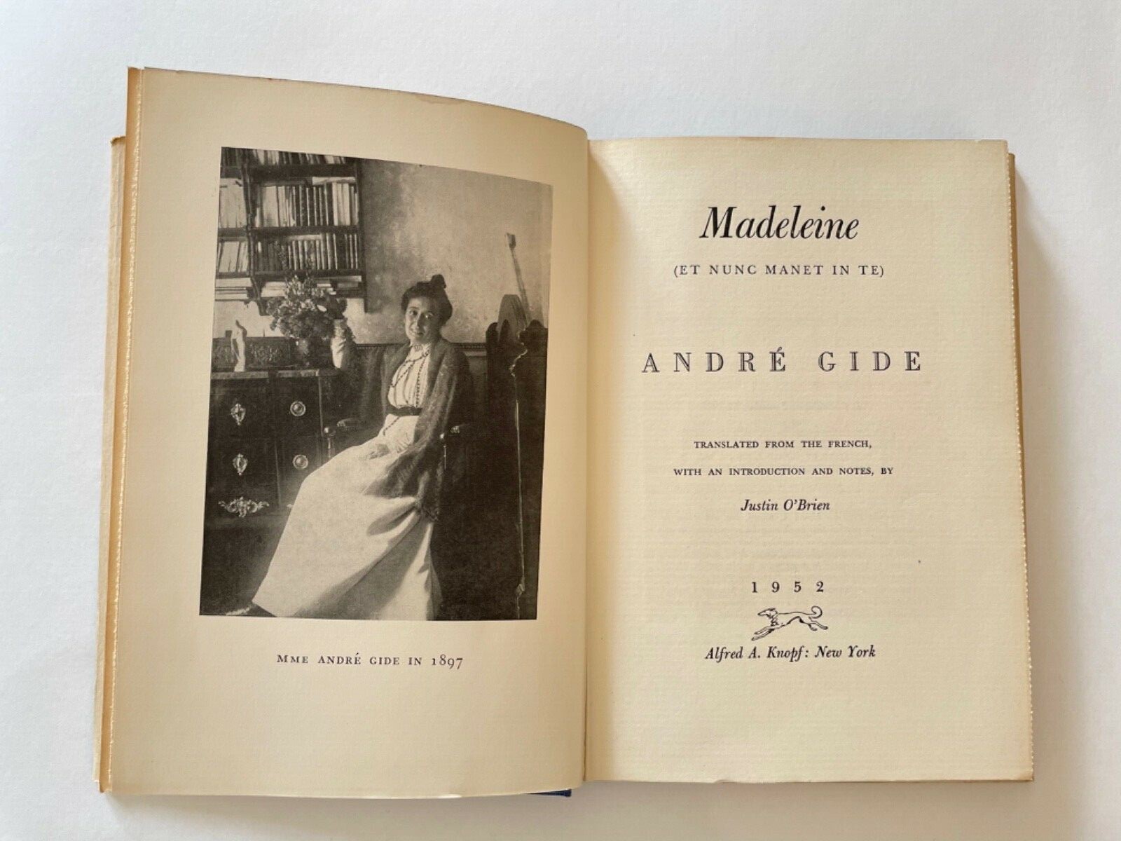 Madeleine 1952 André Gide