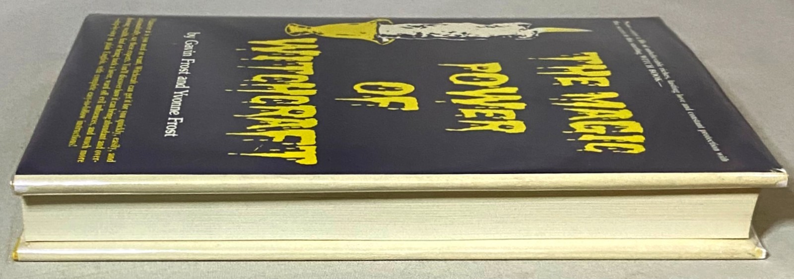 1976 THE MAGIC POWER OF WITCHCRAFT Occult Spells FROST Vintage Book w/ DJ
