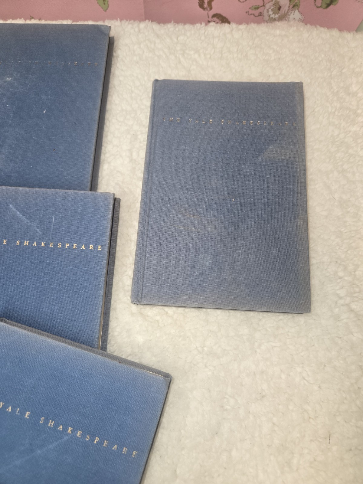 The Yale Shakespeare 40 Volume Set Hardcover Vintage Books Blue 1960’s