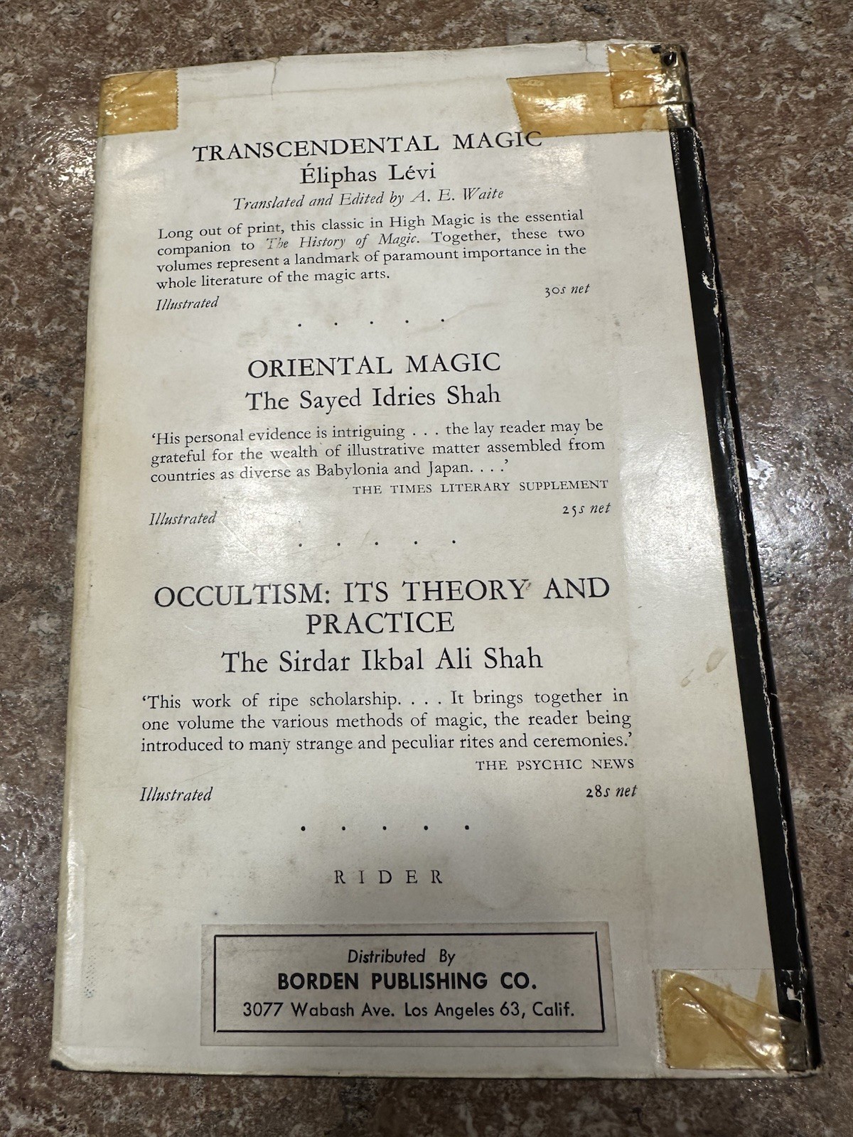 The History of Magic Eliphas Levi MYTH FREEMASONRY OCCULT WITCHCRAFT GRIMOIRE