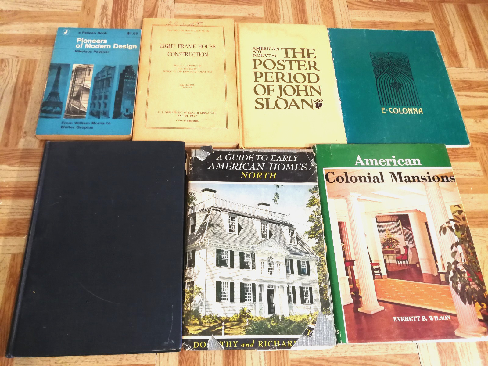 7 Architecture Colonial Victorian Geology Design Construction House Art Book Lot