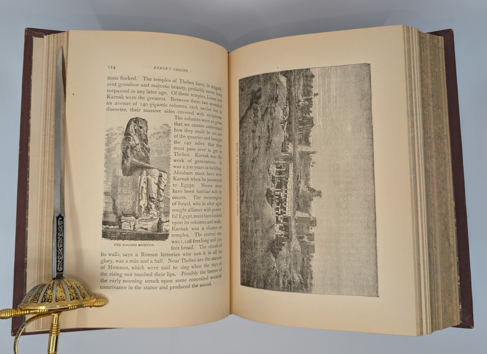 Error’s Chains: How Forged and Broken 1884 Antique Victorian Occult History Book
