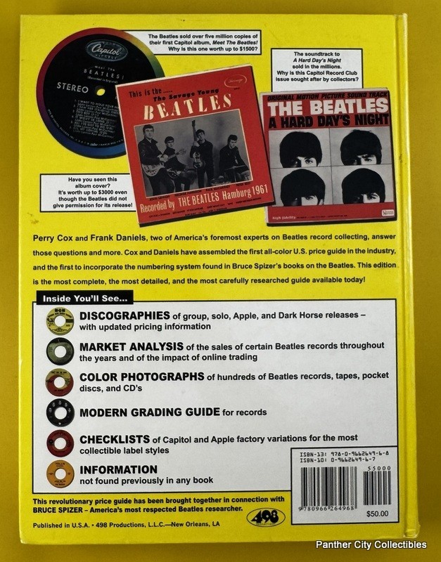 Price Guide For The Beatles American Records 6th Edition Cox Daniels