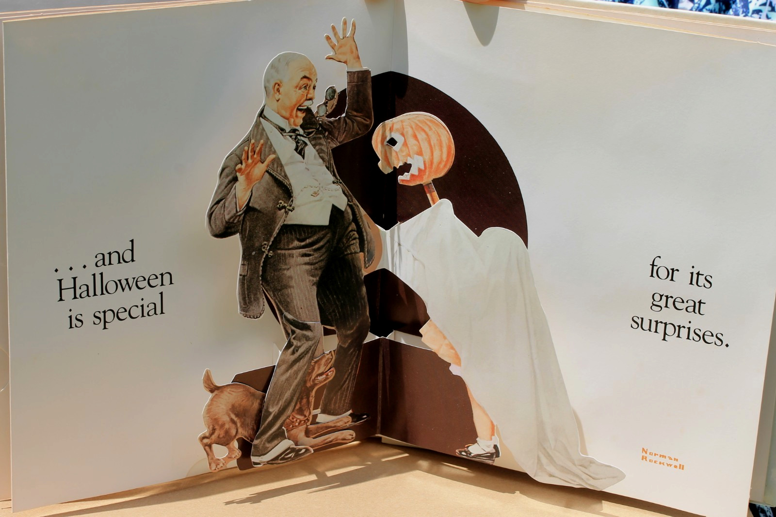NORMAN ROCKWELL SPECIAL DAYS COME TO LIFE pop up book 1987 hardcover – Very Good