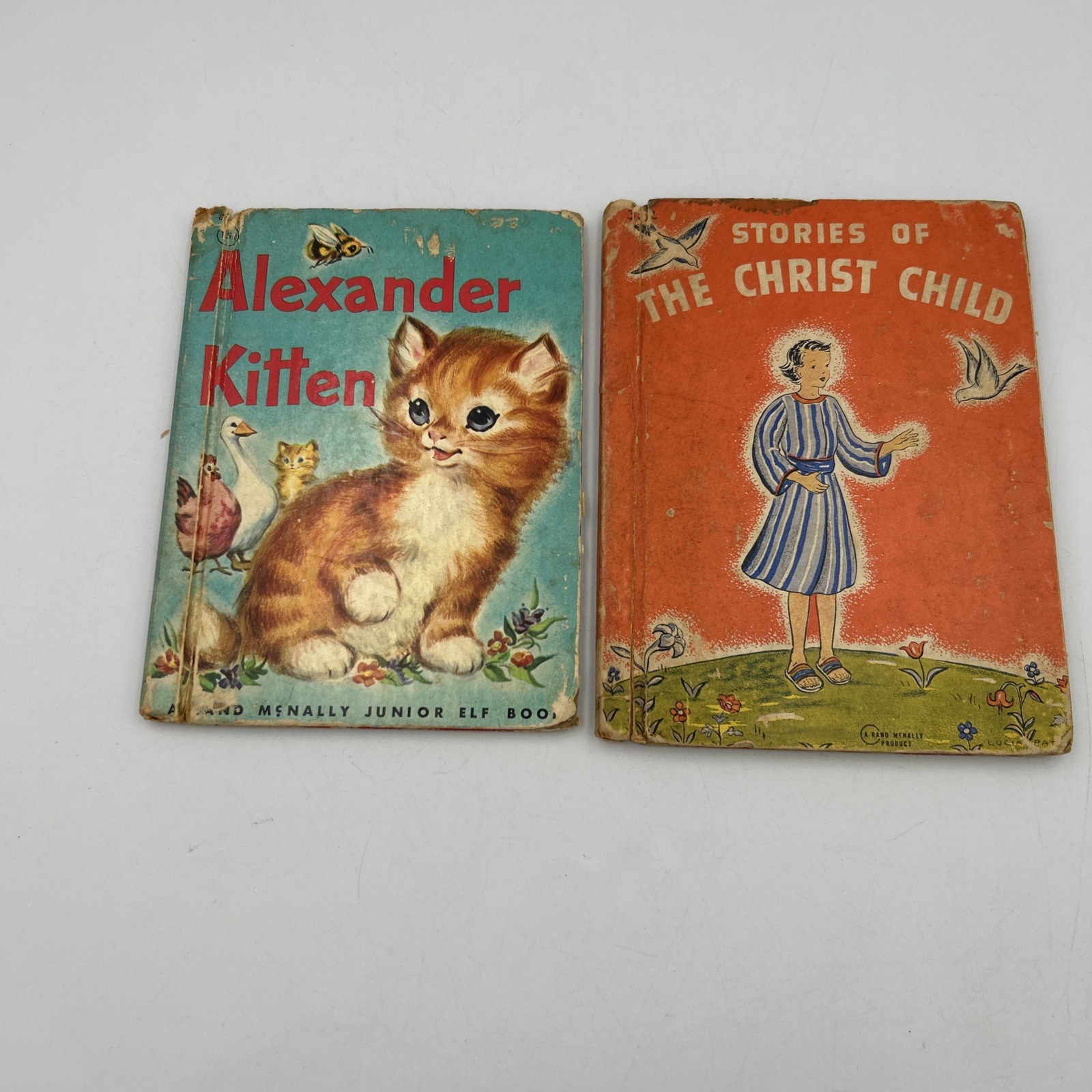 VTG 1940-70s RAND MCNALLY GOLDEN TELL A TALE JUNIOR ELF BOOKS LOT OF 6 – READ