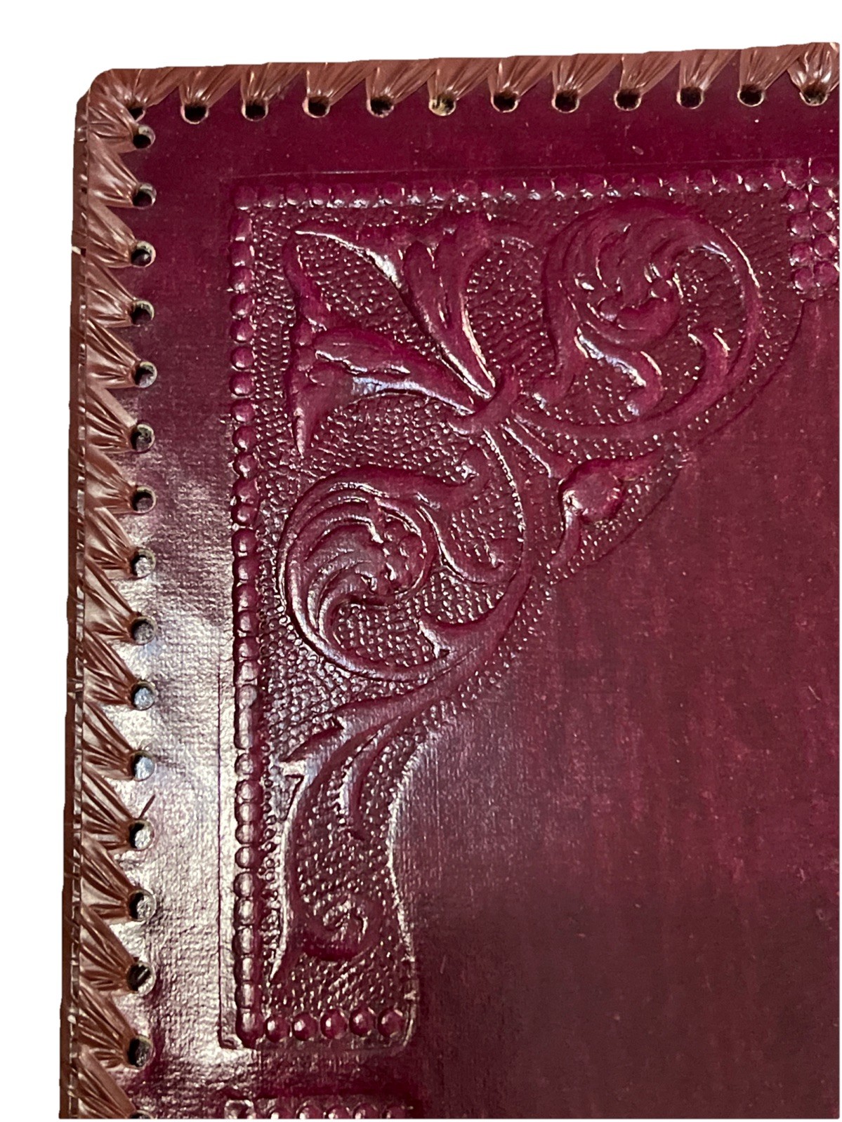 Antique Victorian Era Embossed Leather Book cover