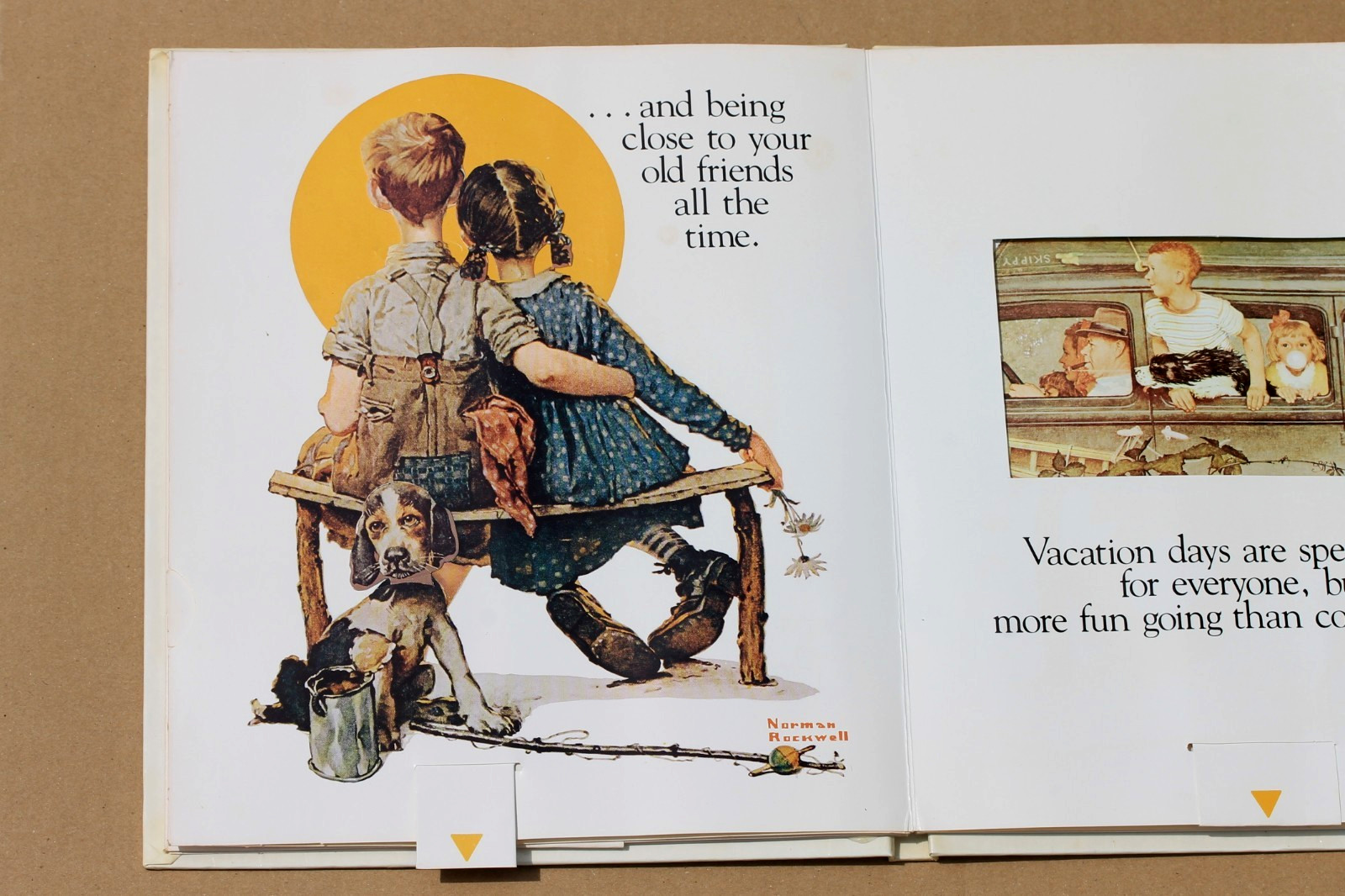 NORMAN ROCKWELL SPECIAL DAYS COME TO LIFE pop up book 1987 hardcover – Very Good