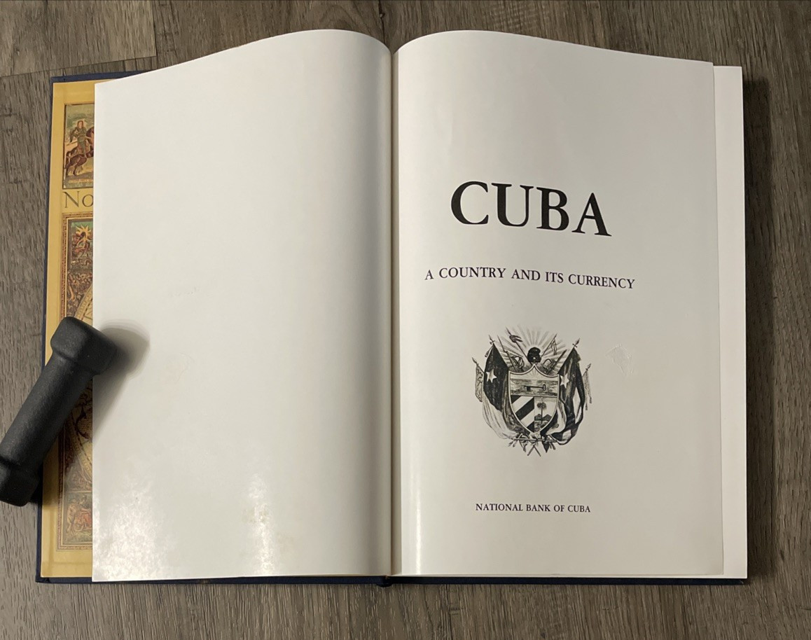 Cuba A Country And Its Currency Martin Monestier 1980 History Numismatics Book