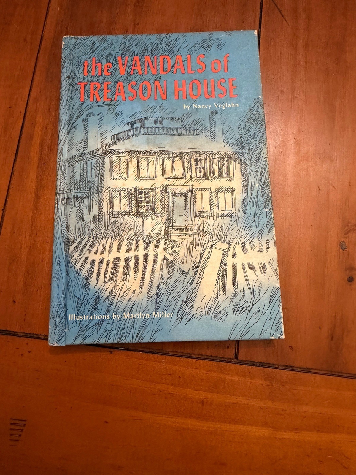 Nancy VEGLAHN / The Vandals of Treason House 1974 Hardcover Vintage Book