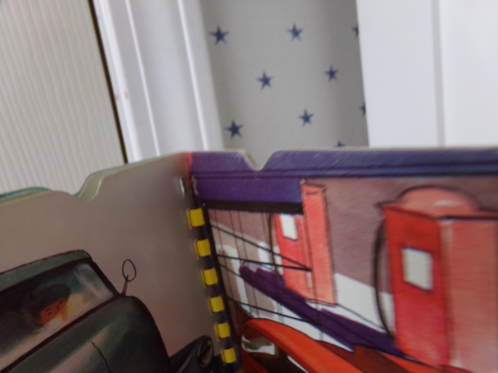 Trucks A Sturdi-Contour Book Vtg Wonder Picture Board Book Made in USA Toddler $