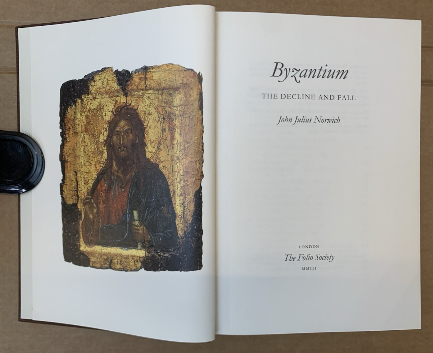 Byzantium, 3 Volumes – J.J. Norwich – FOLIO SOCIETY – 2003 – Without Slip Case