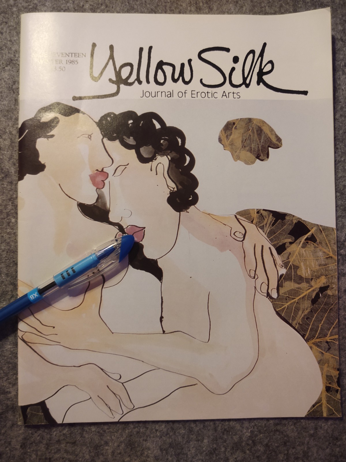 Yellow Silk: Journal of Erotic Arts 17 1985 dori seda jane hirshfield lily pond