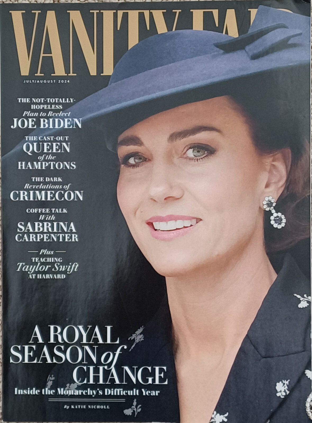 VANITY FAIR JULY/AUGUST 2024 PRINCESS KATE COVER MONARCHY’S DIFFICULT YEAR