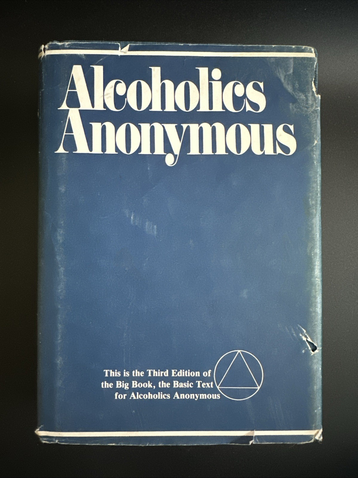 Alcoholics Anonymous,3rd Edition 22nd Printing, 1976 Hardcover 1986 Print