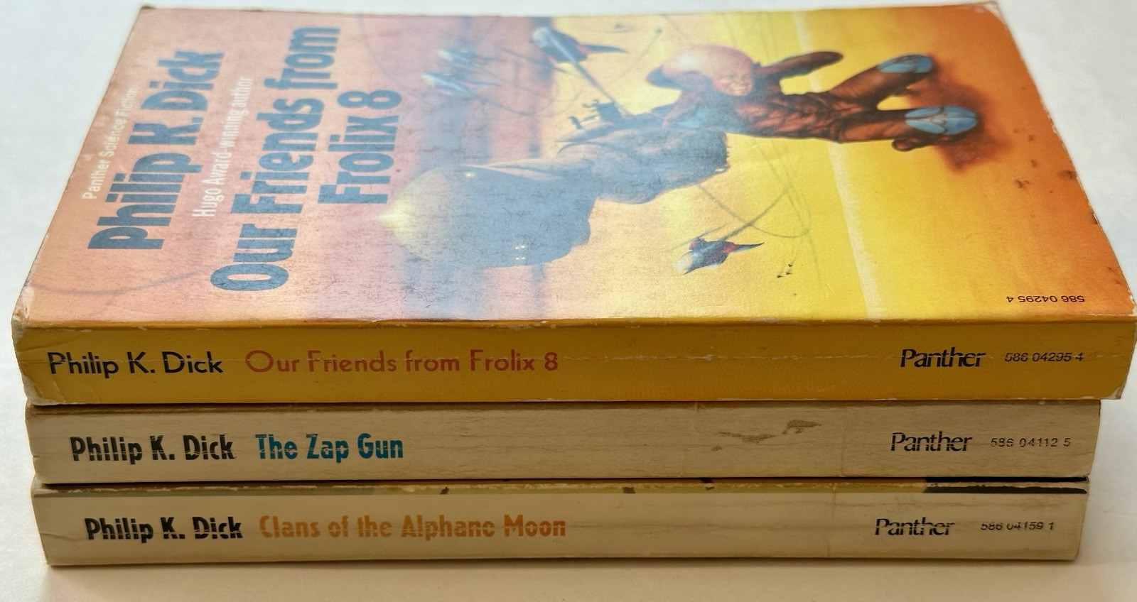 Philip K. Dick Lot – Frolix 8, Zap Gun, Clans Of Alphane Moon ~ UK Panther PBs