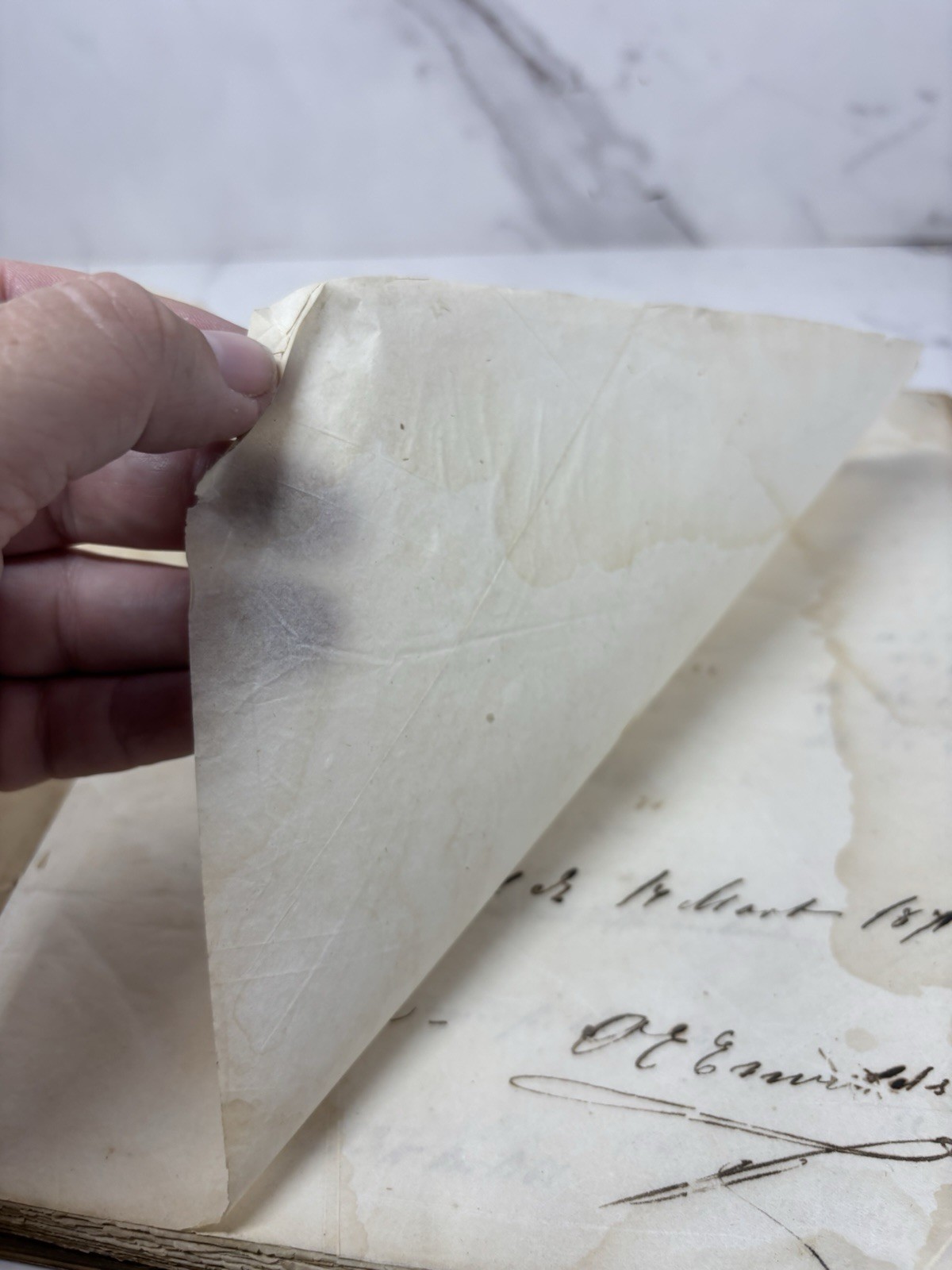 Antique Captain’s Log 1867-1870 Hand Possibly Scandinavian? Enevoldsen