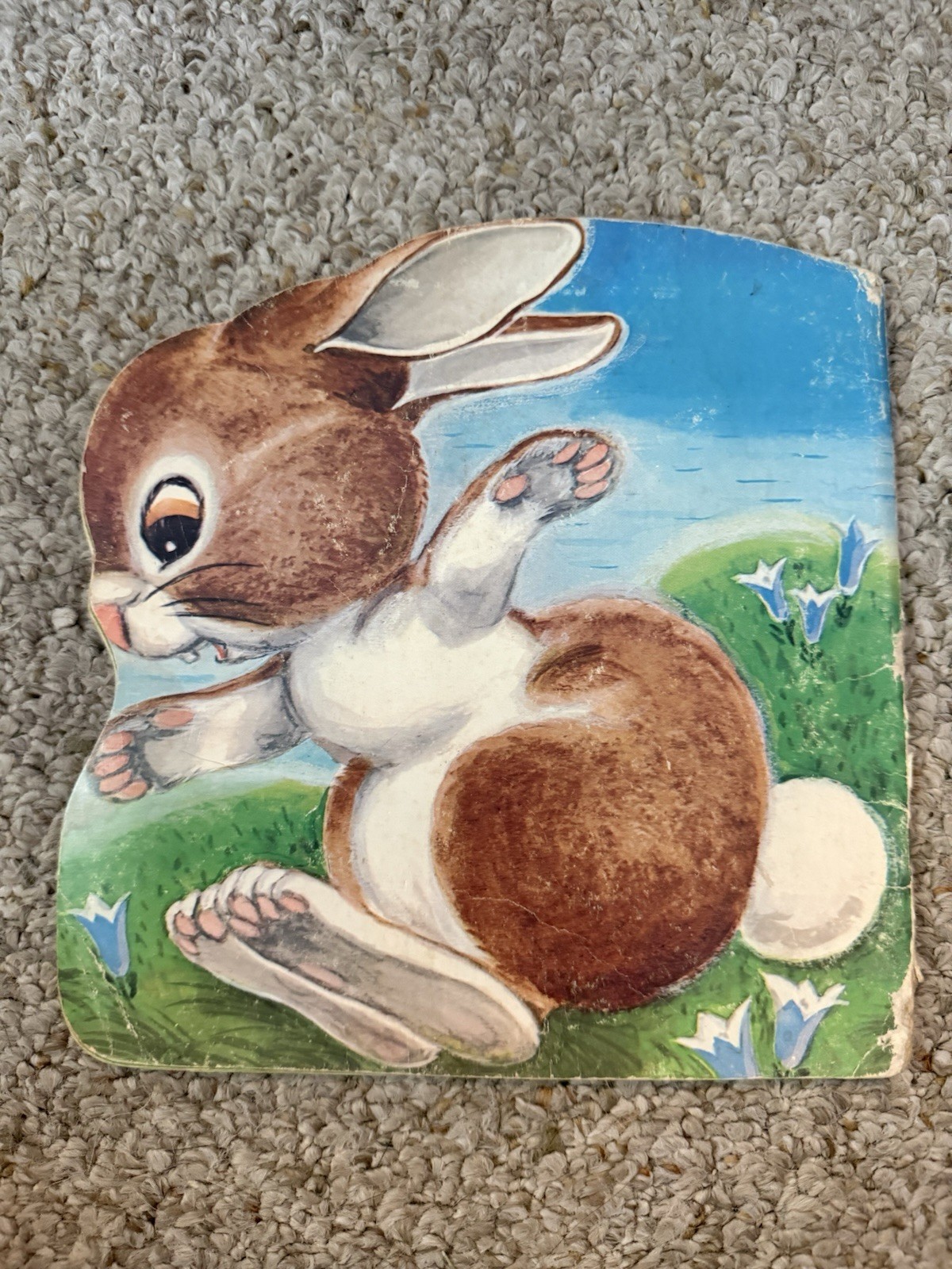 Vintage Golden Shape Book The Lively Little Rabbit 1972