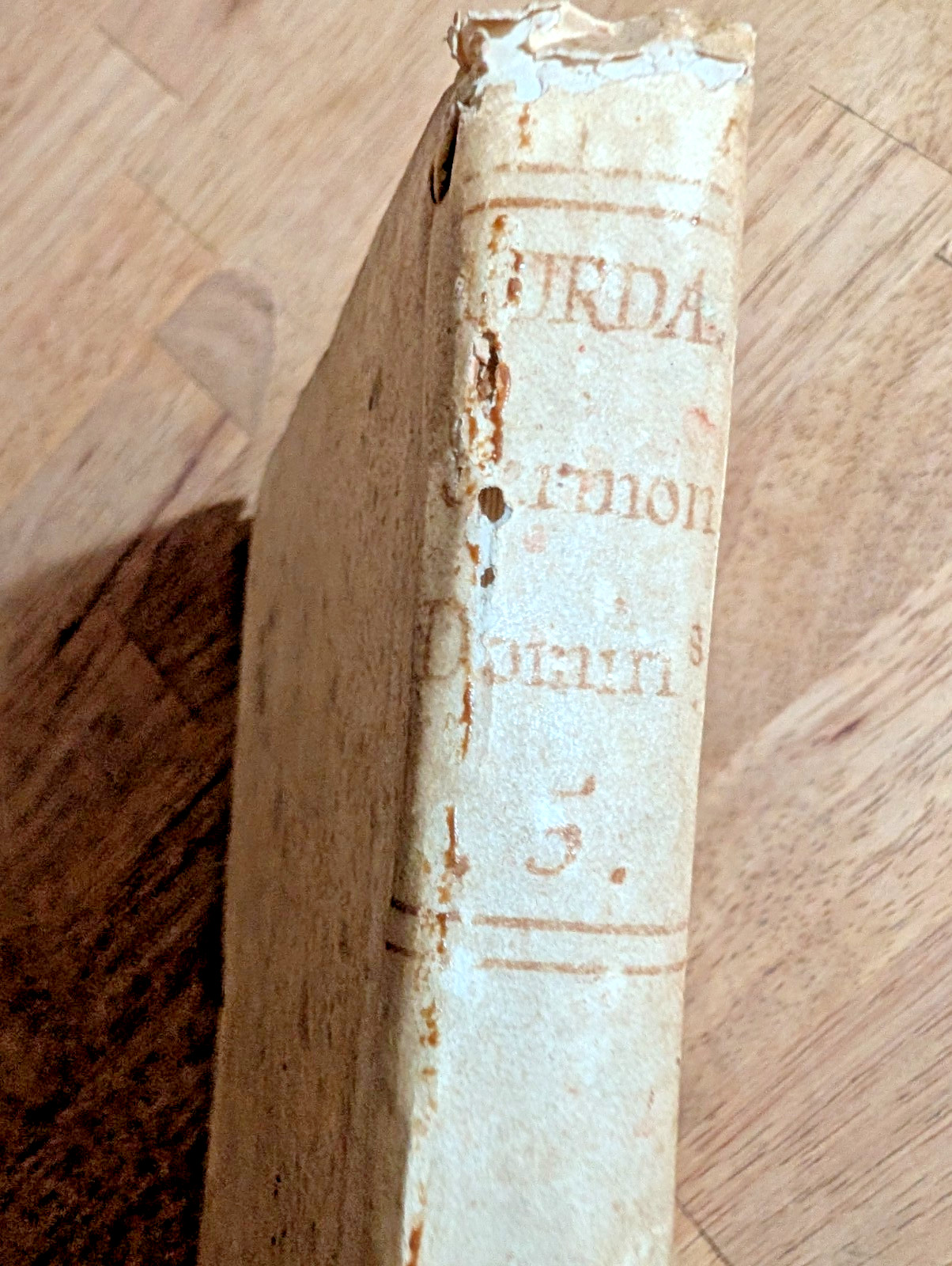 Antique Vellum Bound 1789 Theology Book of Sermons in Spanish Dominican Sisters