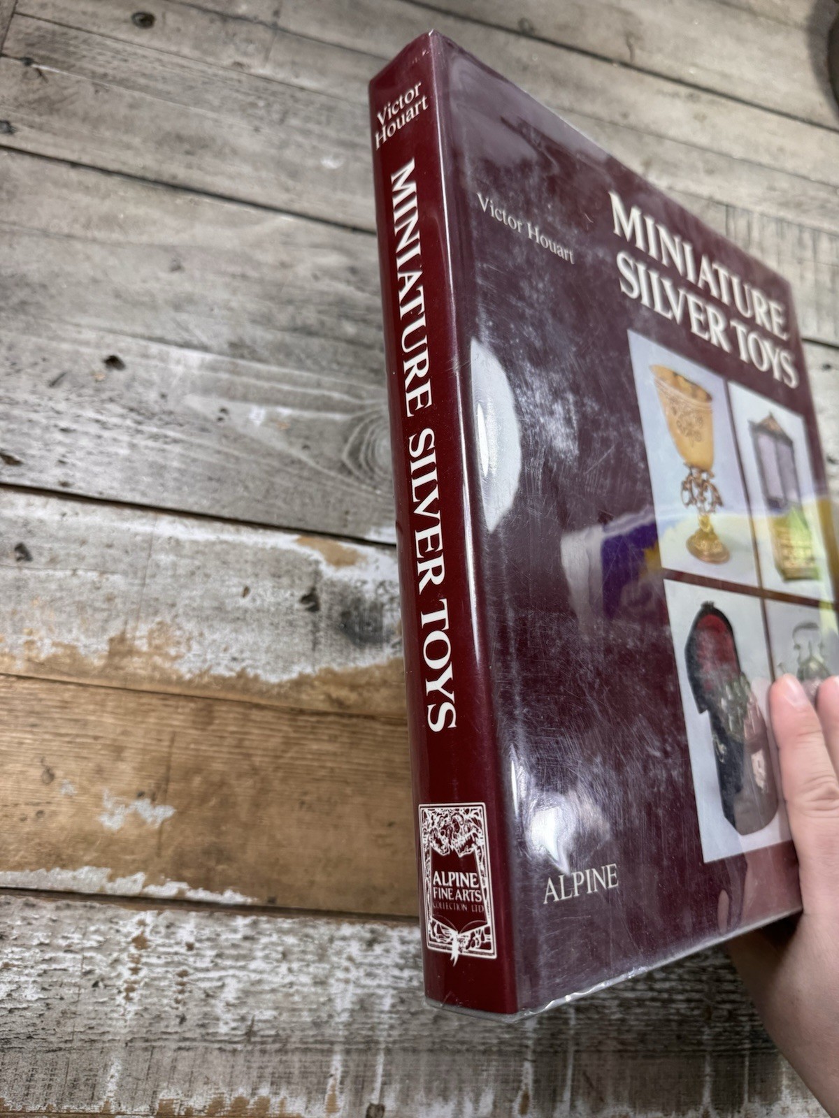 1981 Vintage Collectables Book “Miniature Silver Toys” Houart, Dust Jacket