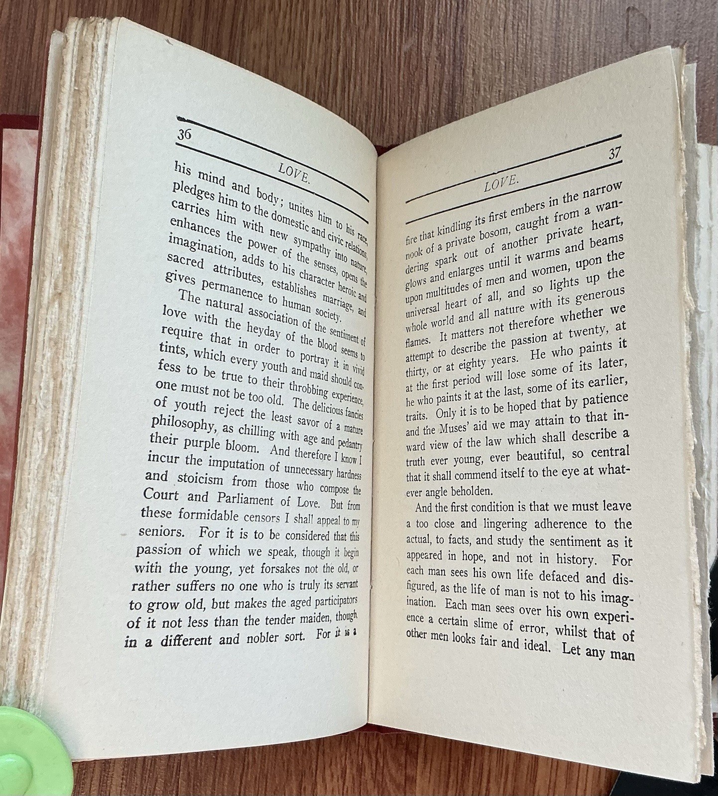 FRIENDSHIP AND LOVE Ralph Waldo Emerson 1921 Nice Little Gift Book