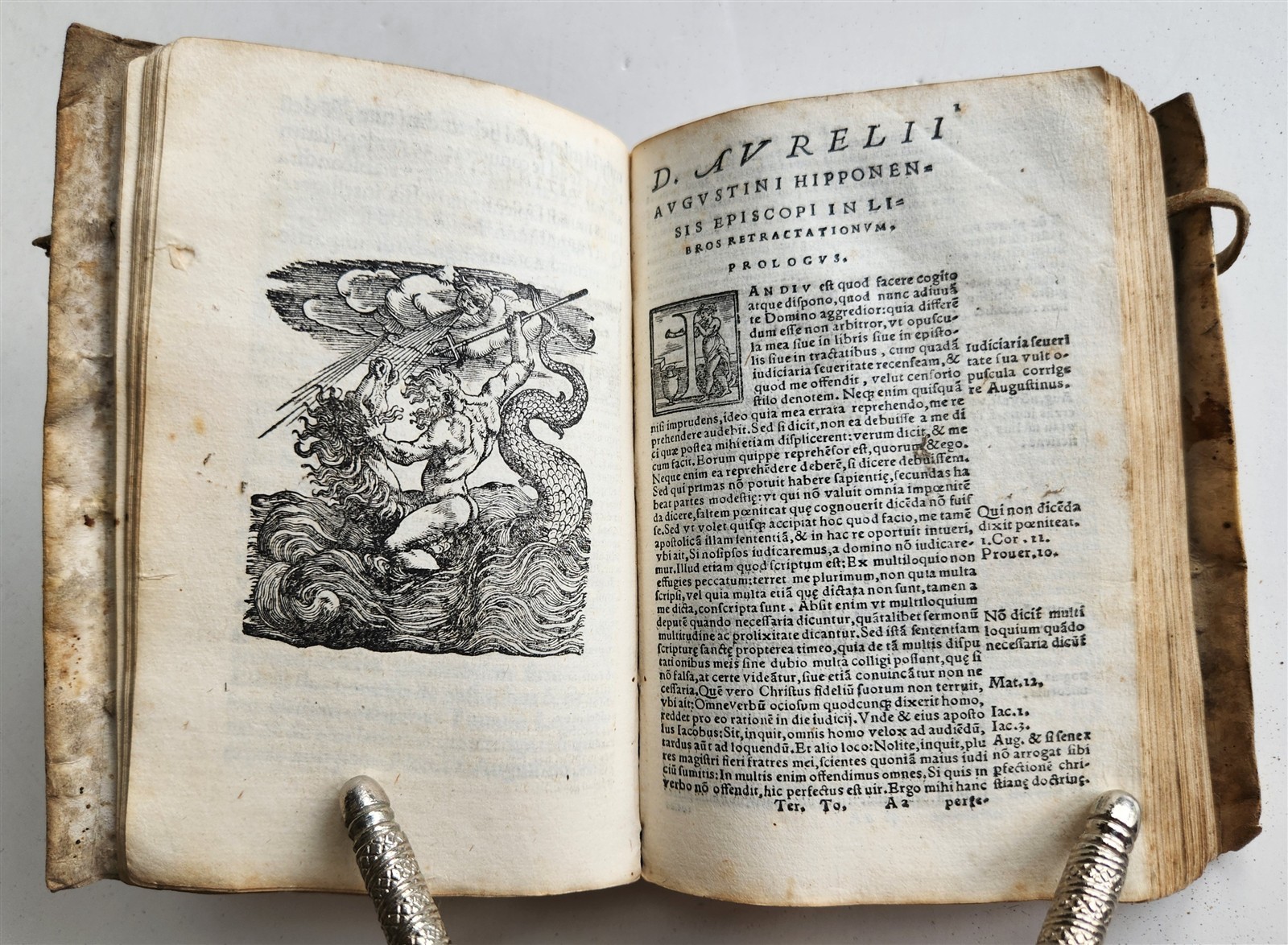 1547 D. AURELII AUGUSTINI ECCLESIAE DOCTORIE EXIMII OPUSCOLORUM antique VELLUM