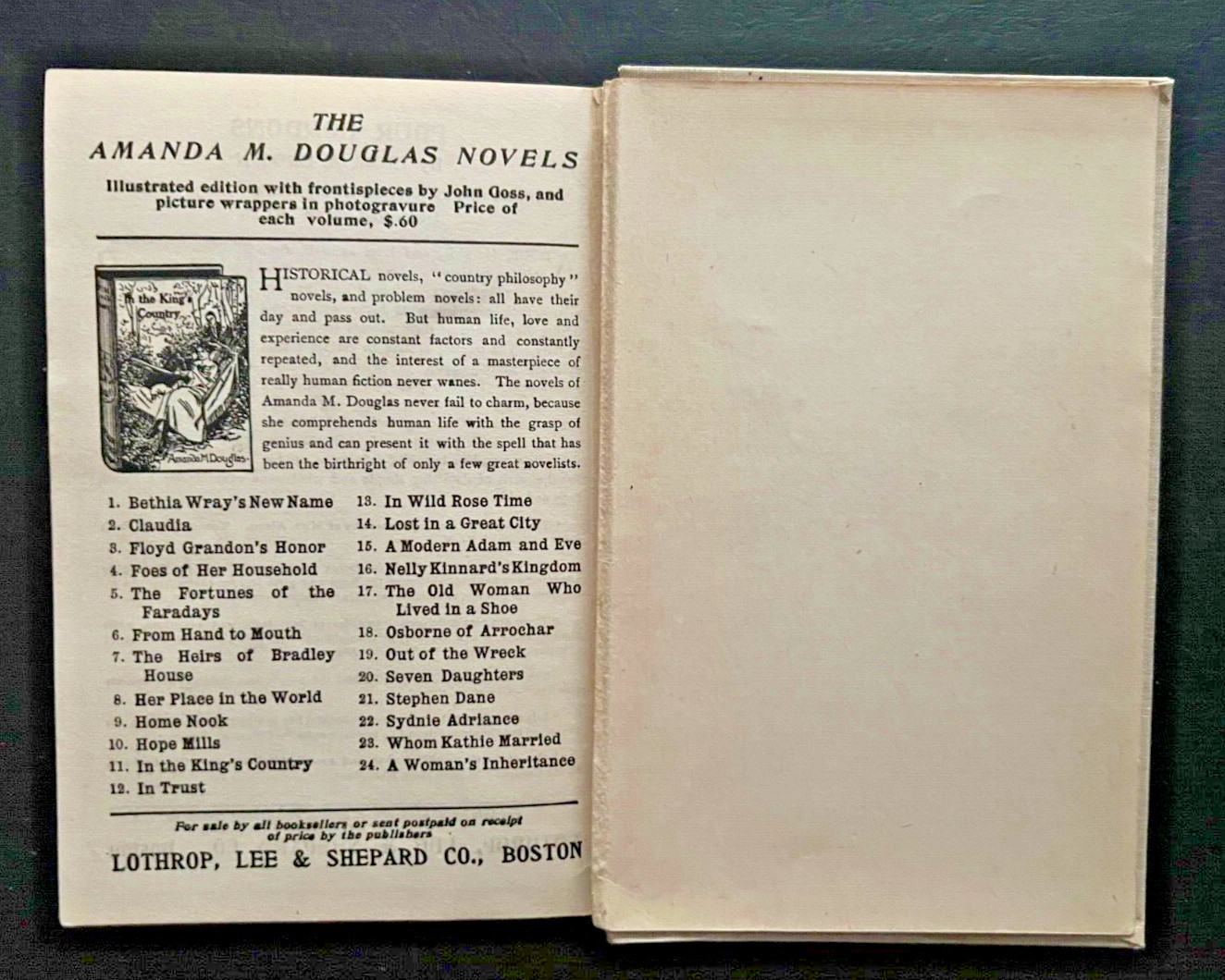1900? “Judge Burnham’s Daughters,” by “Pansy” Measures 6.5 x 4.25, Gilded Age