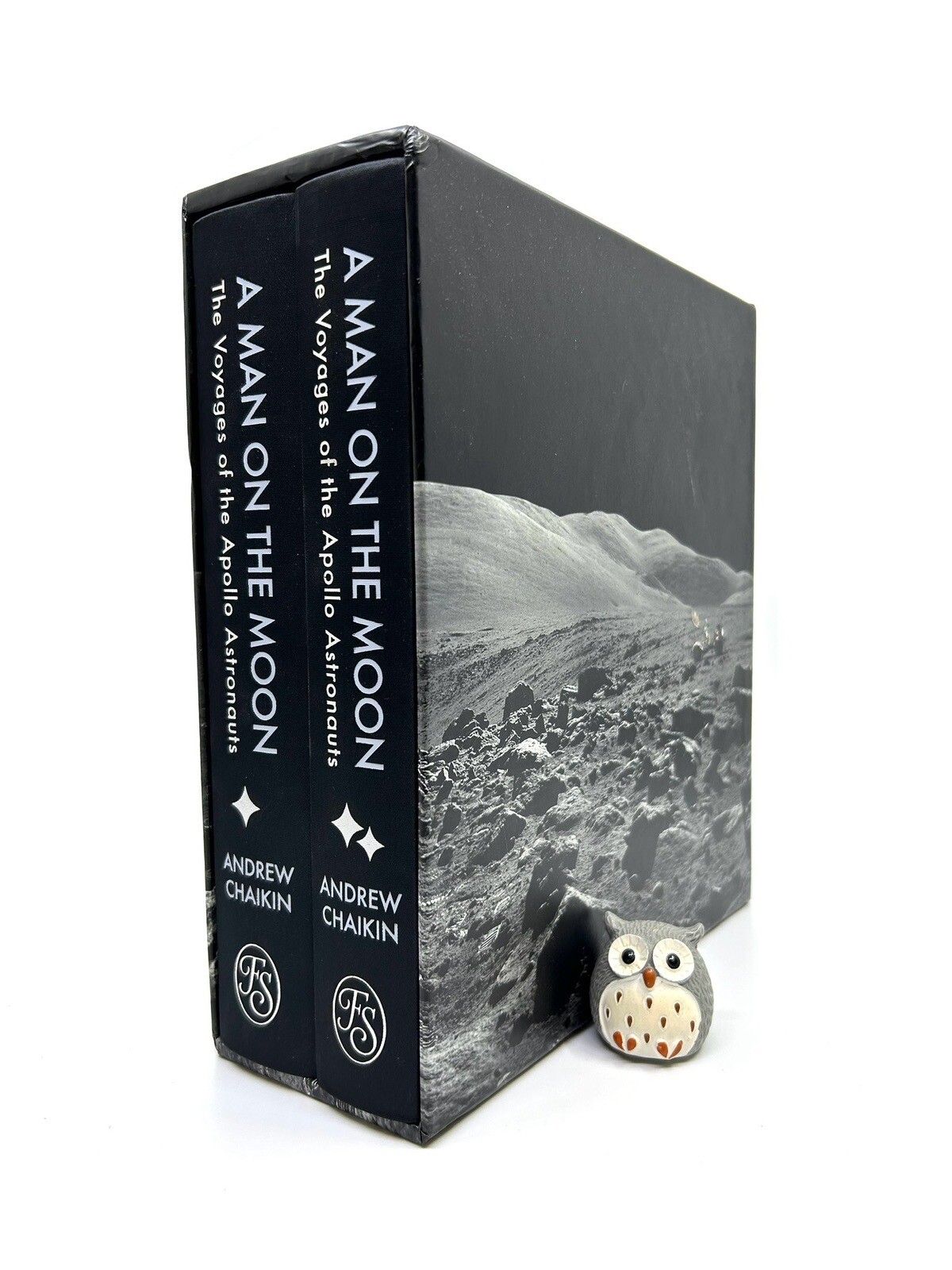 FOLIO SOCIETY A Man on the Moon Andrew Chaikin 2V NASA Voyages Apollo Astronauts