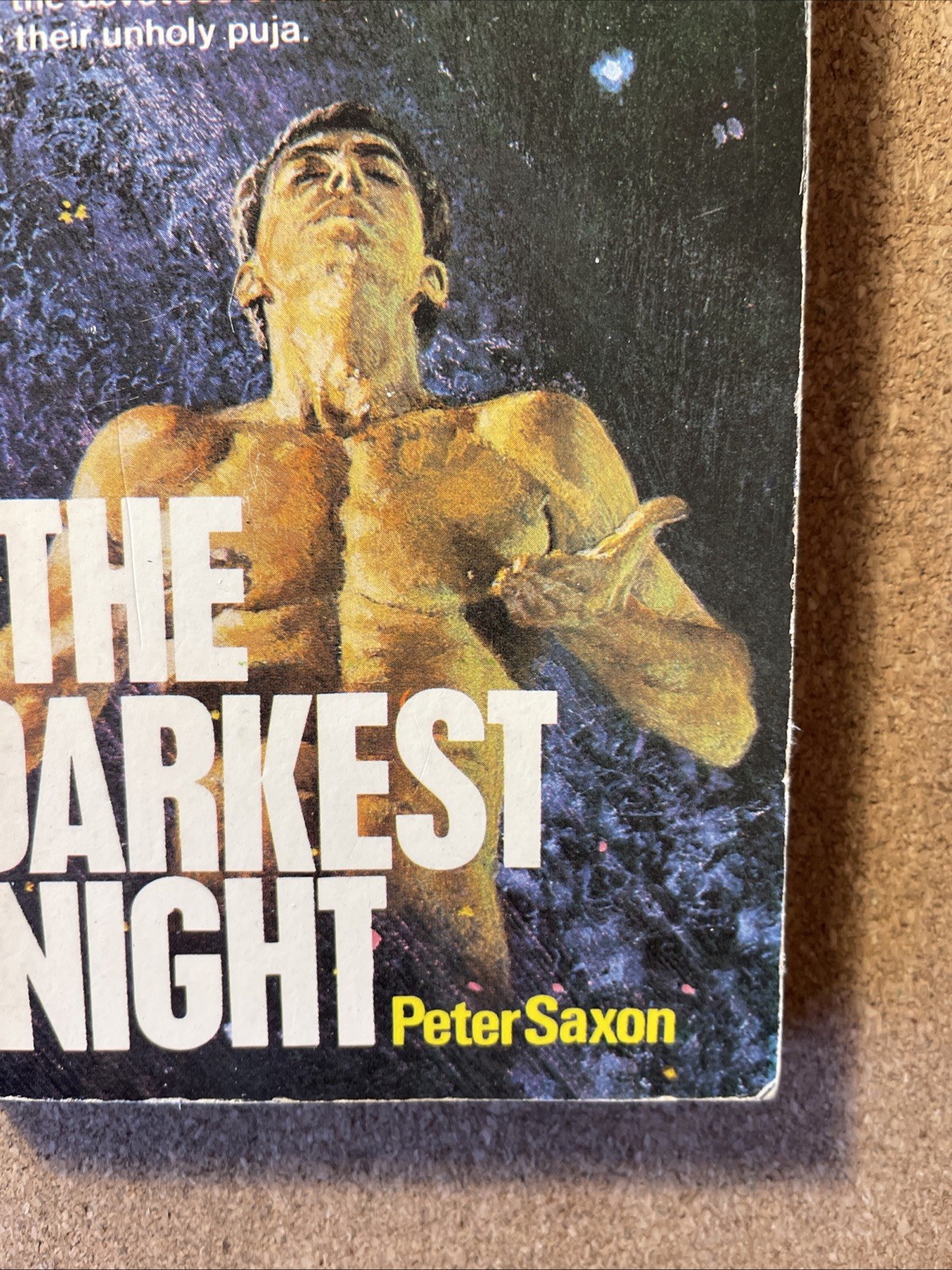 The Darkest Night By Peter Saxon G to VG, UK Paperback 1976