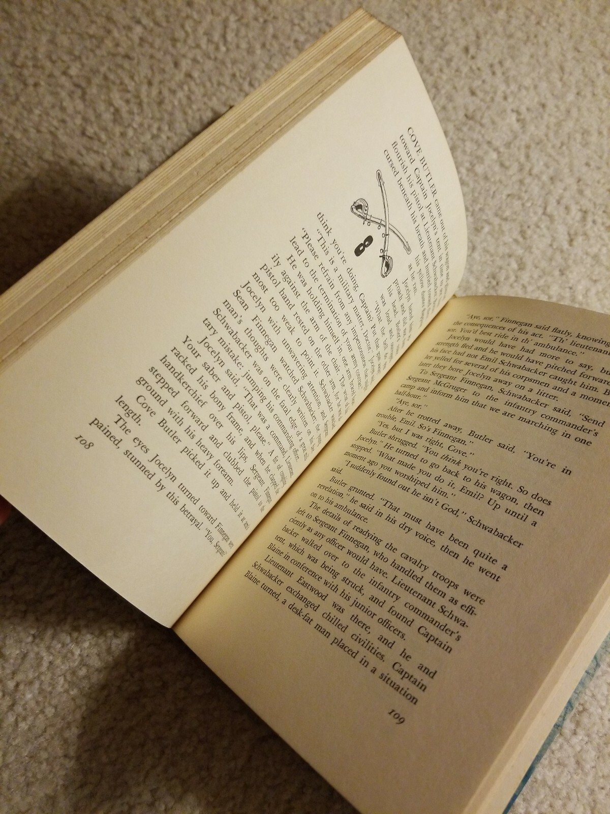 The Brass and the Blue by James Keene (1956, First Printing) Hardcover Vintage