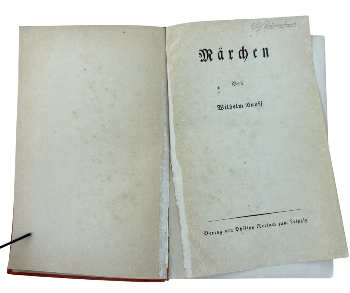 Wilhelm Hauff Märchen Fairy Tales Reclam Universal-Bibliothek Leipzig c. 1920s