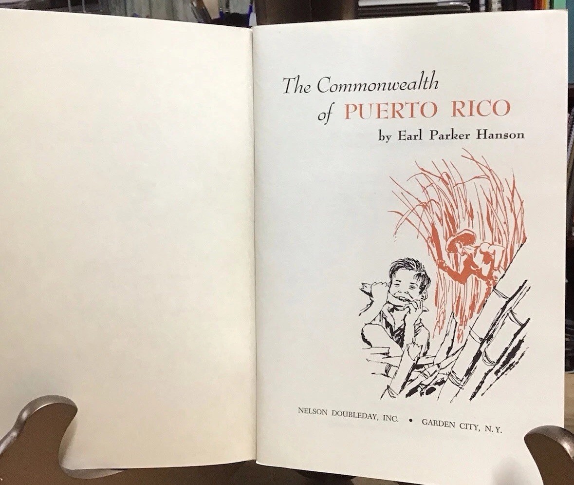 1957 Puerto Rico Around The World Program American Geographical Society Unused