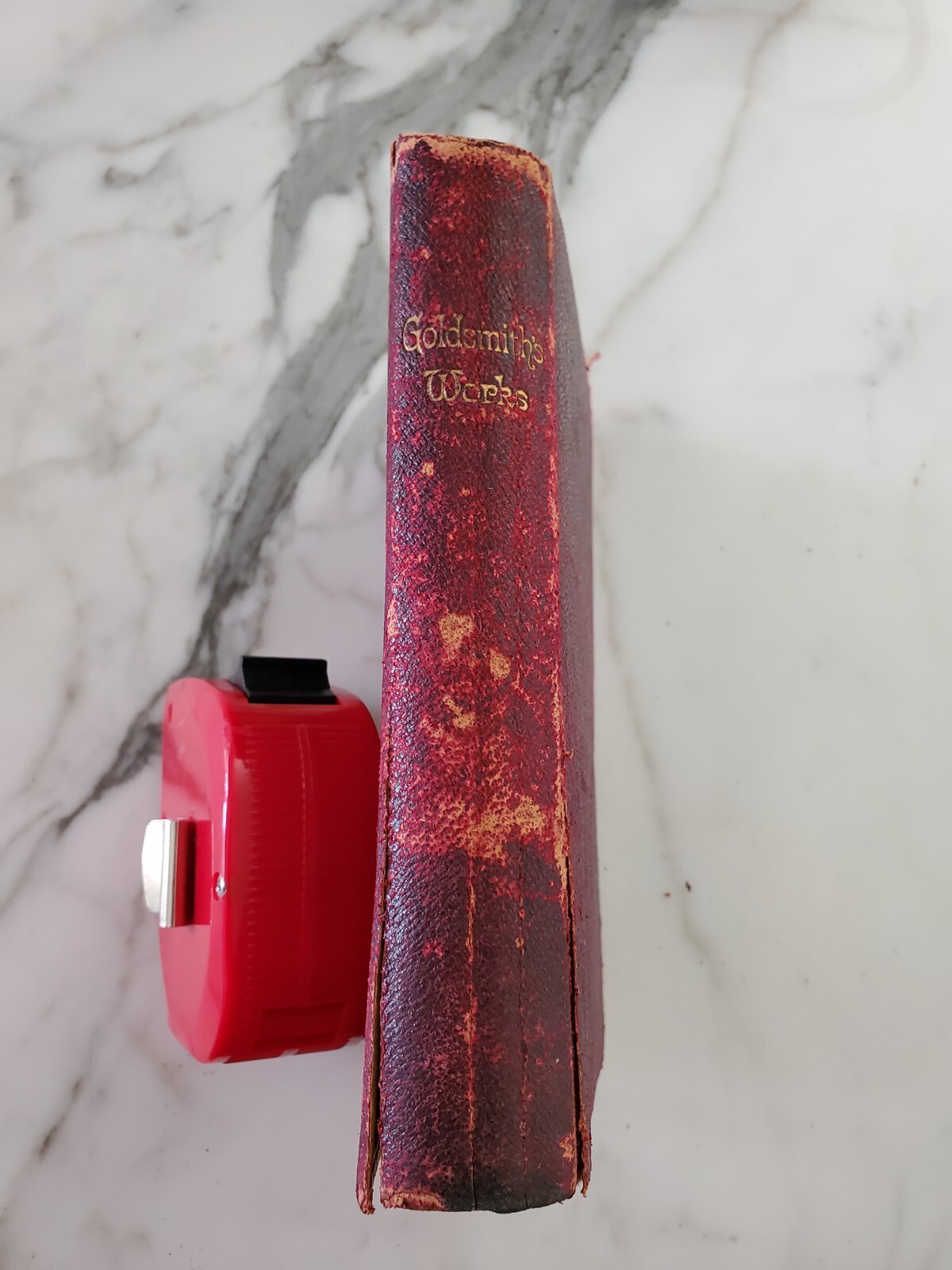 The Poems And Plays Of Oliver Goldsmith c1890’s Leather Bound Frederick Warne