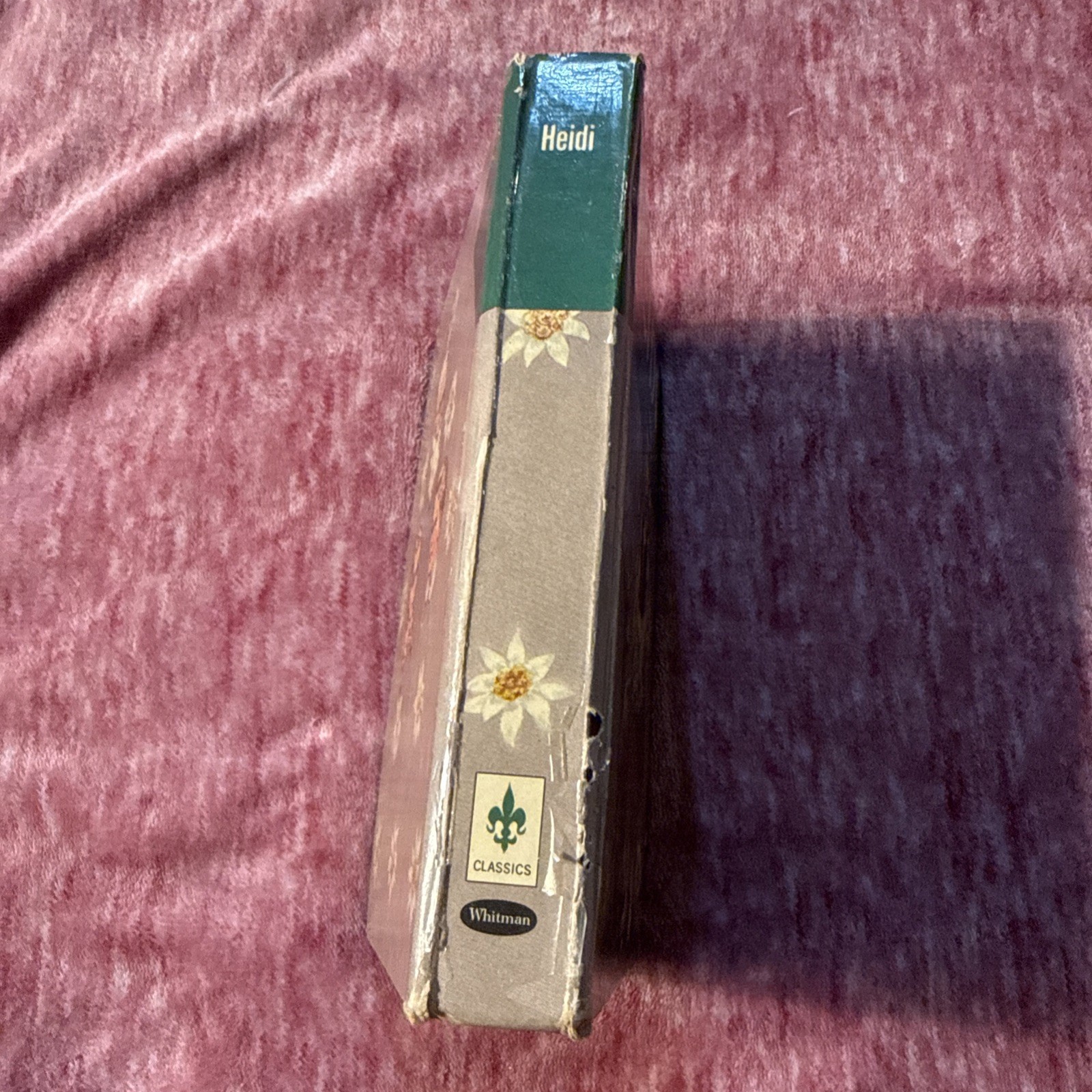 Heidi Johanna Spyri Hardback Book Vintage Whitman Publishing 1950s