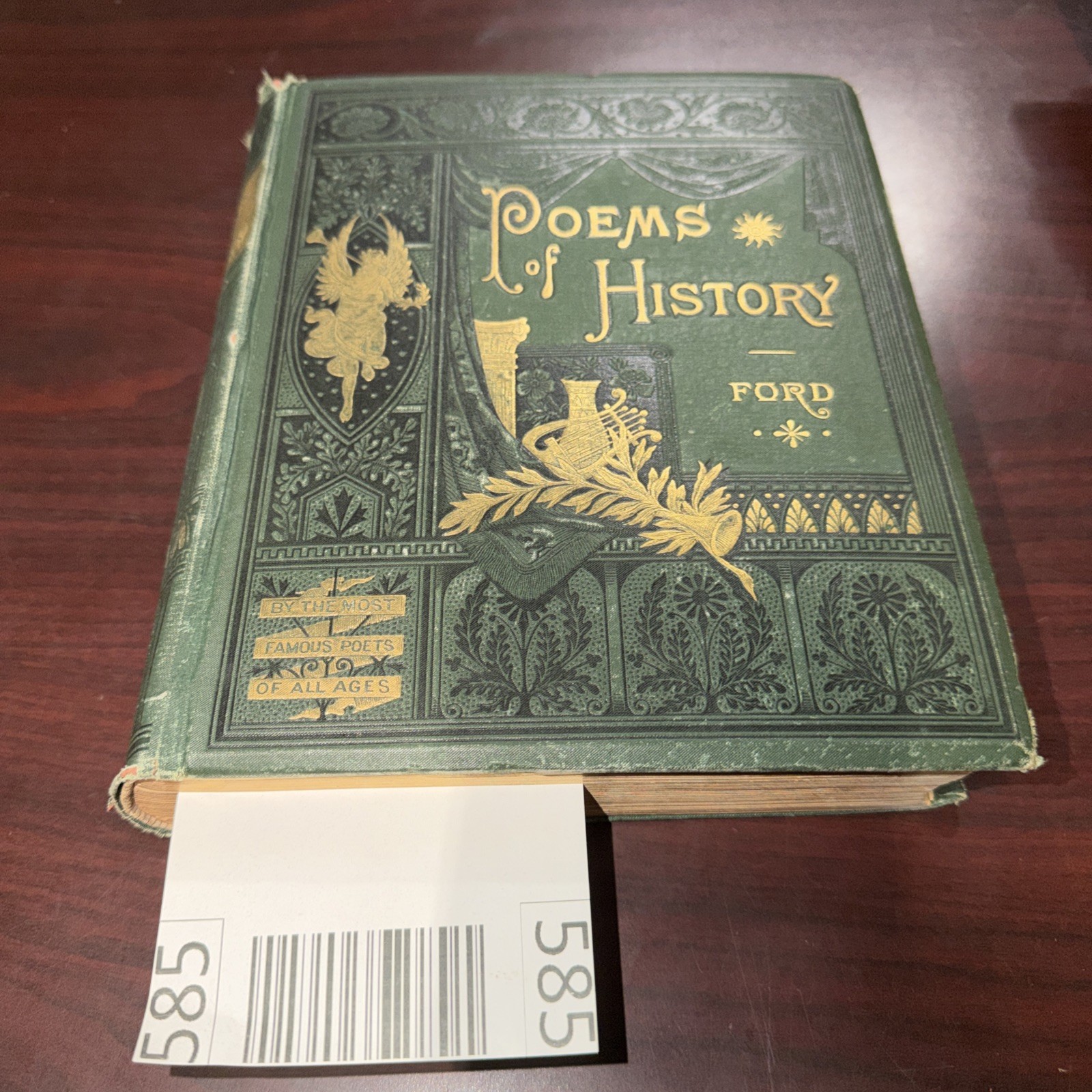 POEMS OF HISTORY (1883) Henry A. Ford – Antique Victorian Poetry Book