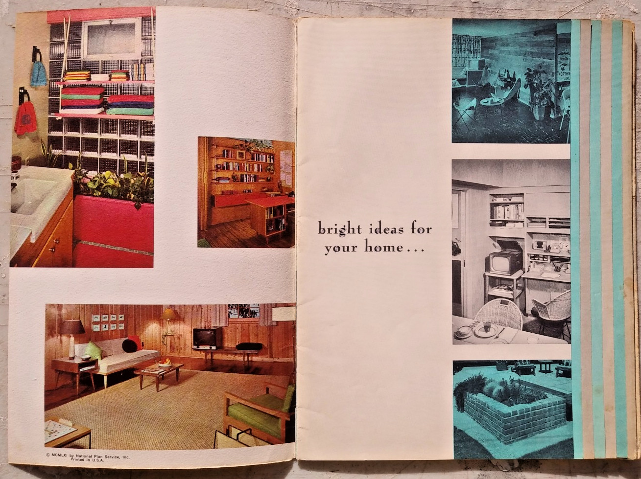Three Bedroom Homes 1961 Mid Century Modern House Design Floor Plans Ranch