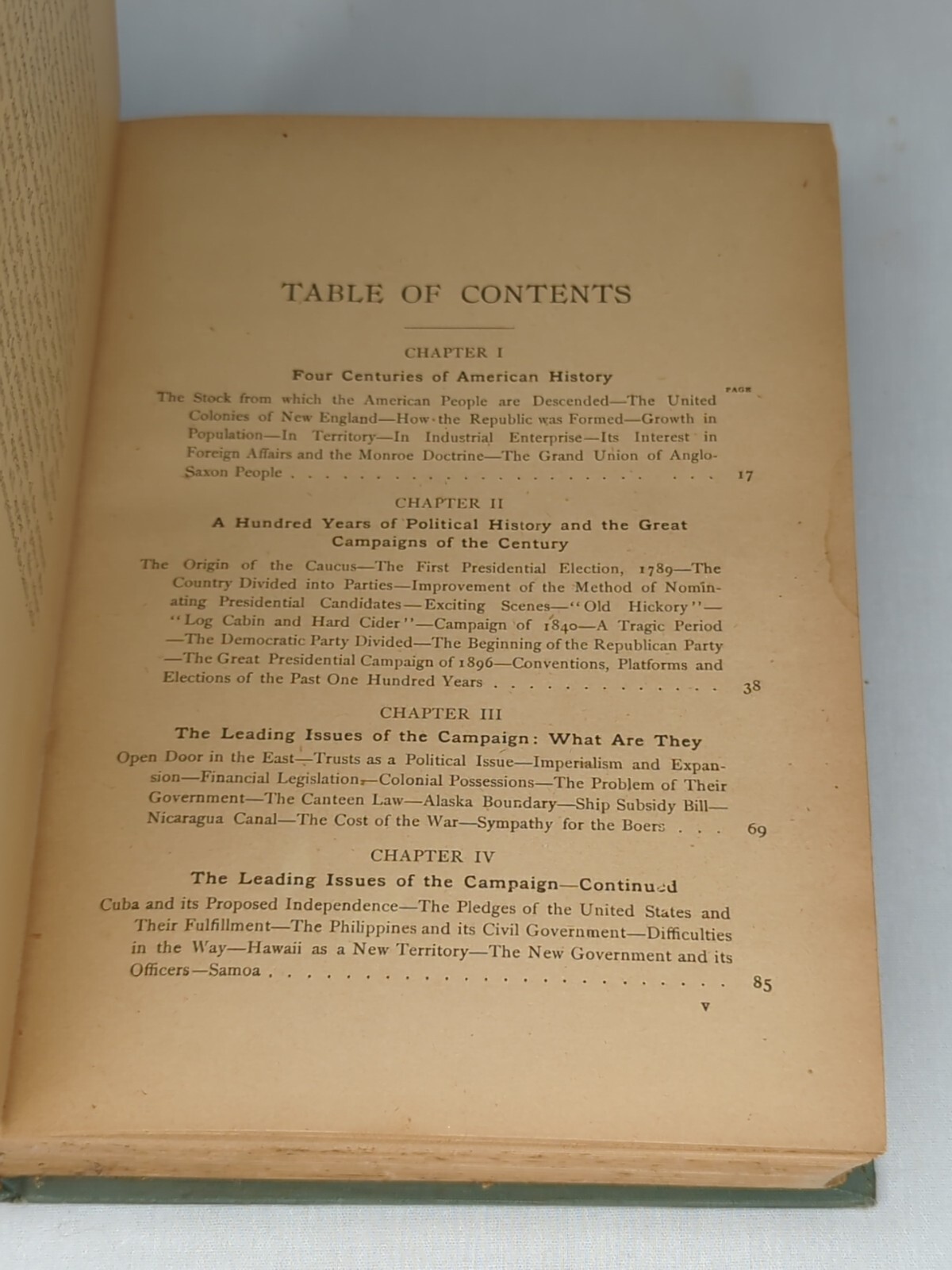 Great Issues & National Leaders 1900 Antique American Political Book