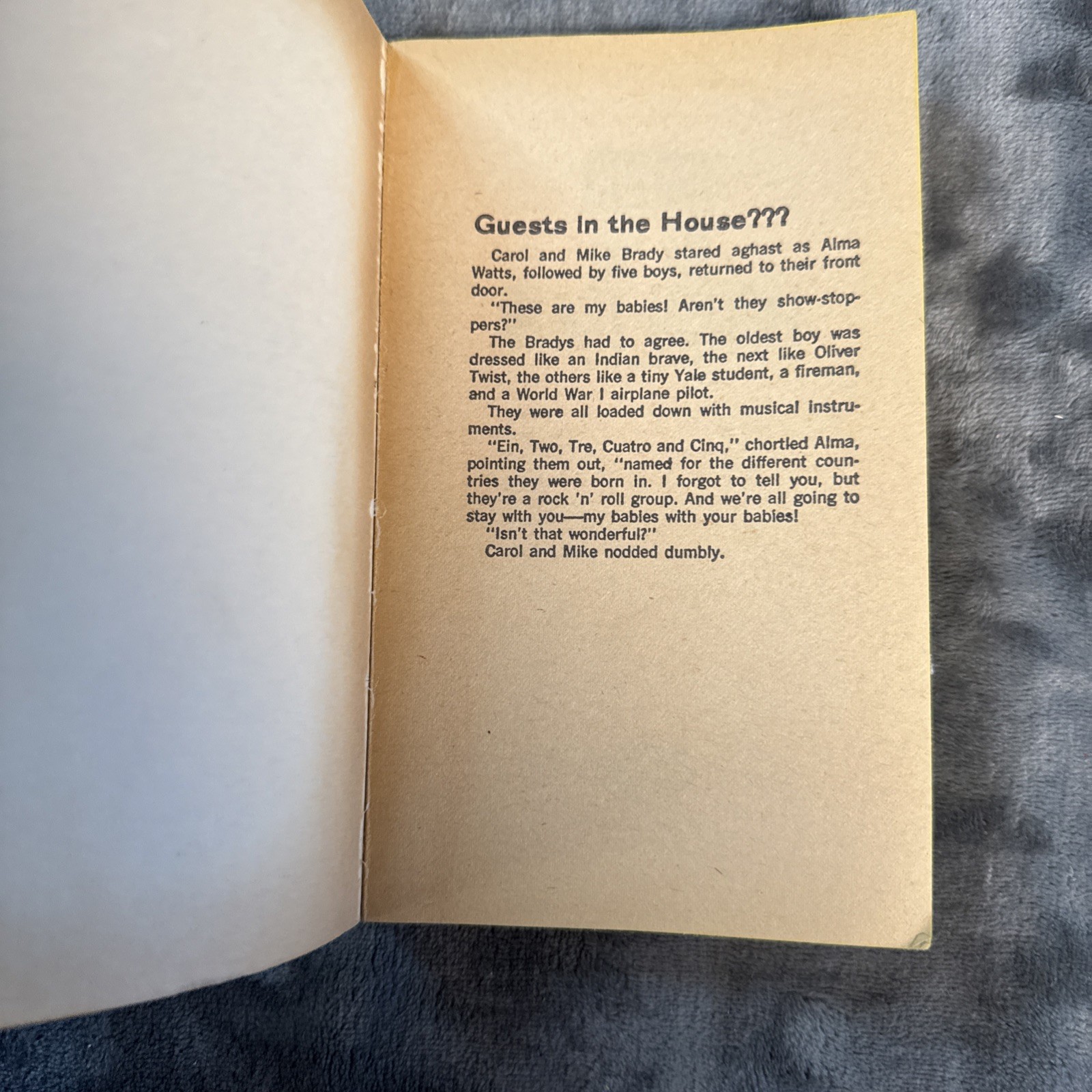 VTG 1st 1970 Brady Bunch #3 Count Up To Blast-Down! Lancer Paperback Book VG+