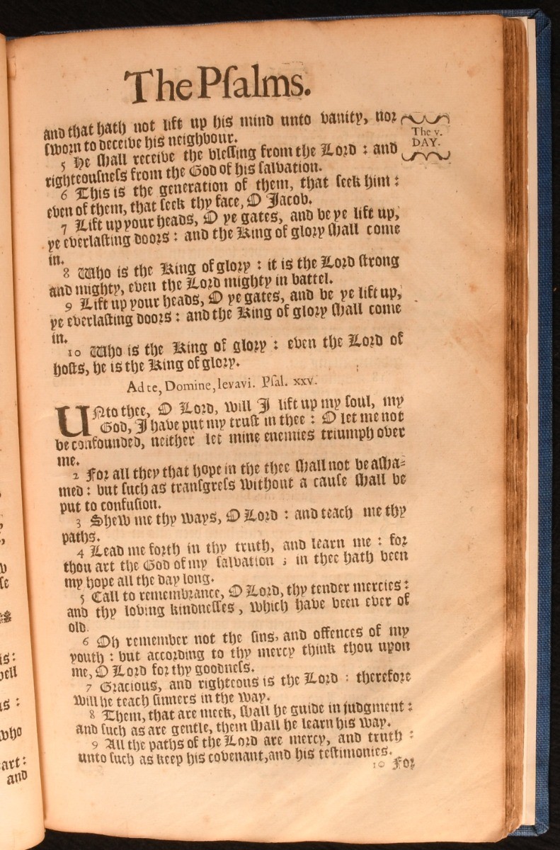 1672-1673 2vol The Psalter or Psalms of David, The whole Book of Psalms Colle…