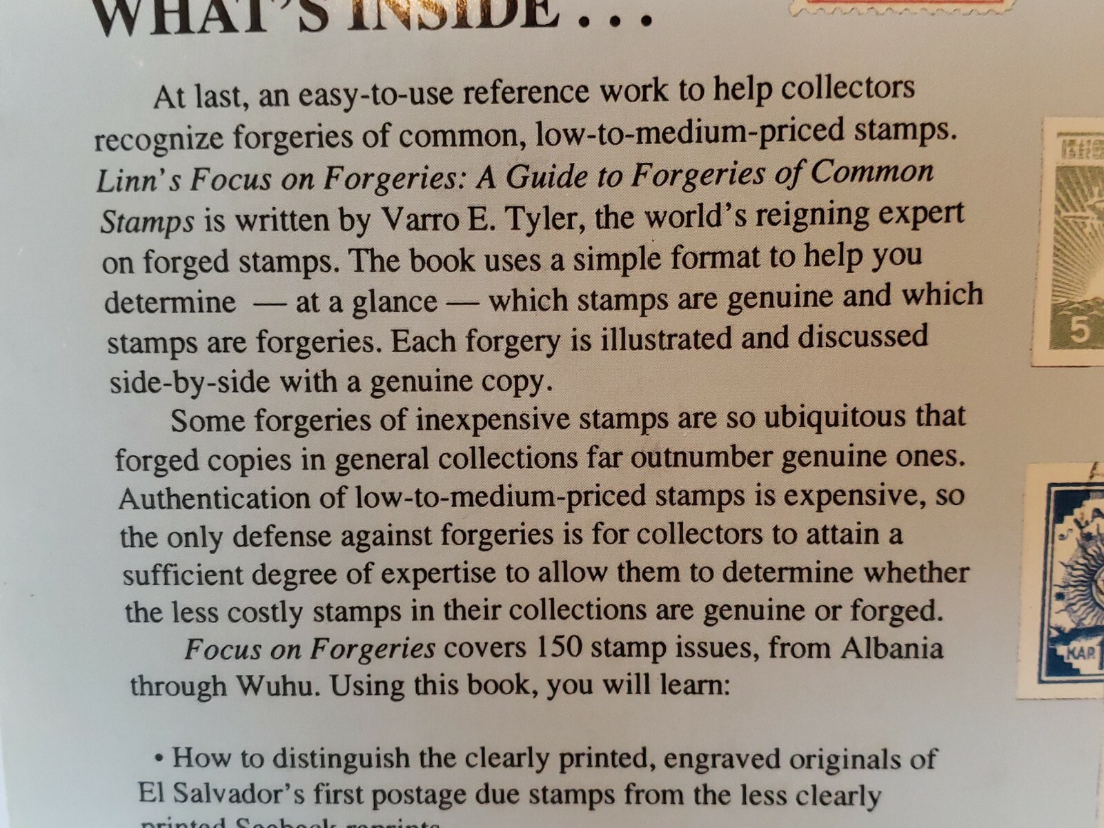 Stamp Collecting Identifying Guide Book Lot of 3 Focus on Forgeries Price List