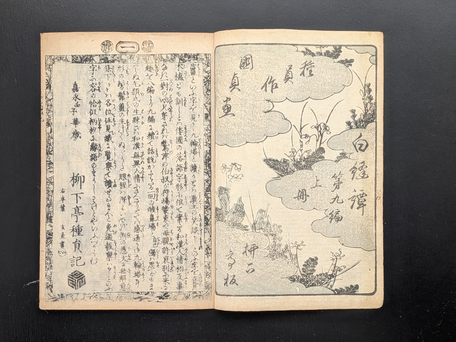 Japanese Ukiyo-e Woodblock Print Book 8-484 2-Volumes Utagawa Kunisada