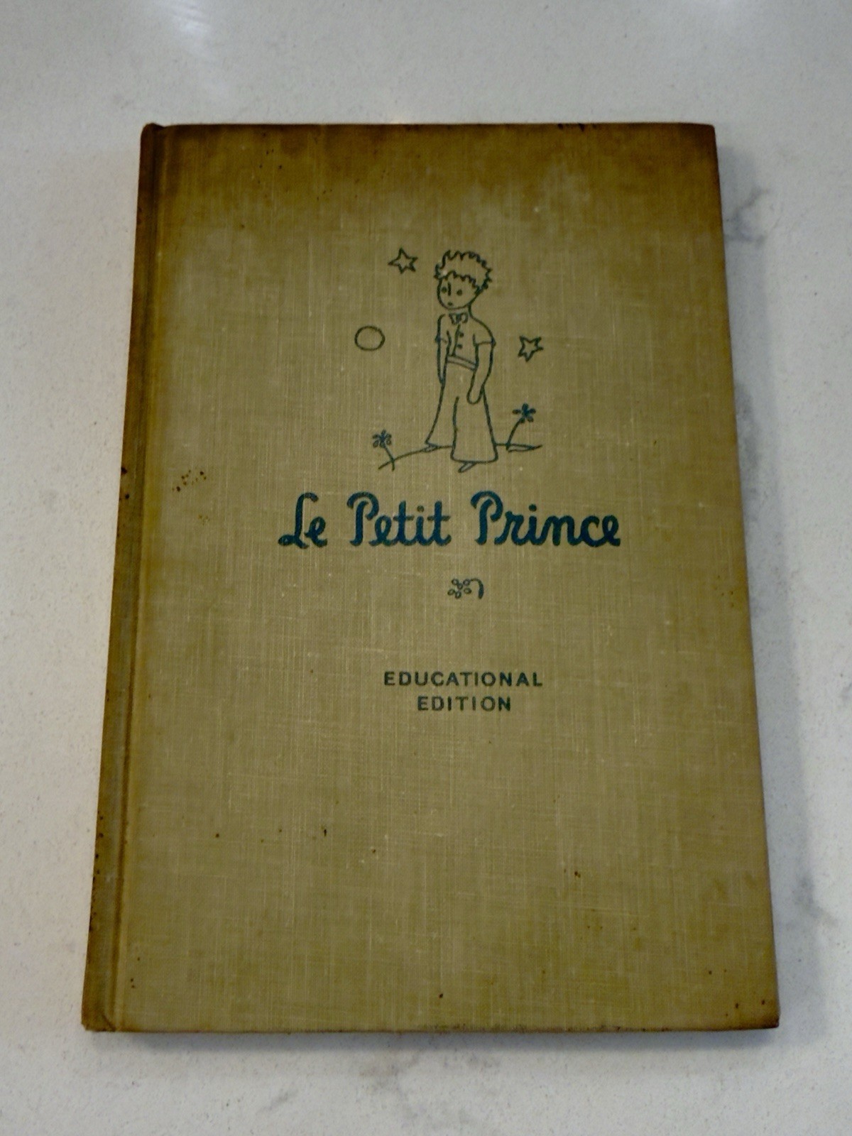 Le Petit Prince Saint-Exupery Educational Edition 1946 French English Hardback