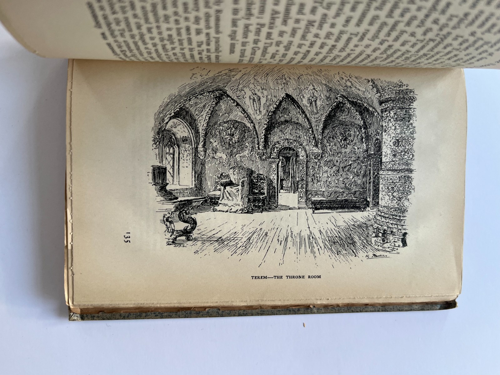 1900 Medieval Towns: The Story of MOSCOW, antique book illustrated map Russia