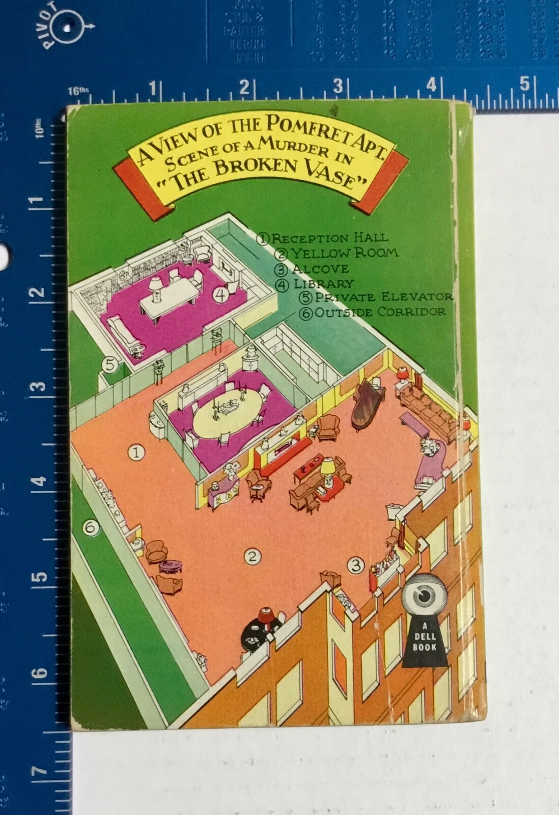 Broken Vase by Rex Stout Mass Market PB Vintage Book Acceptable Con