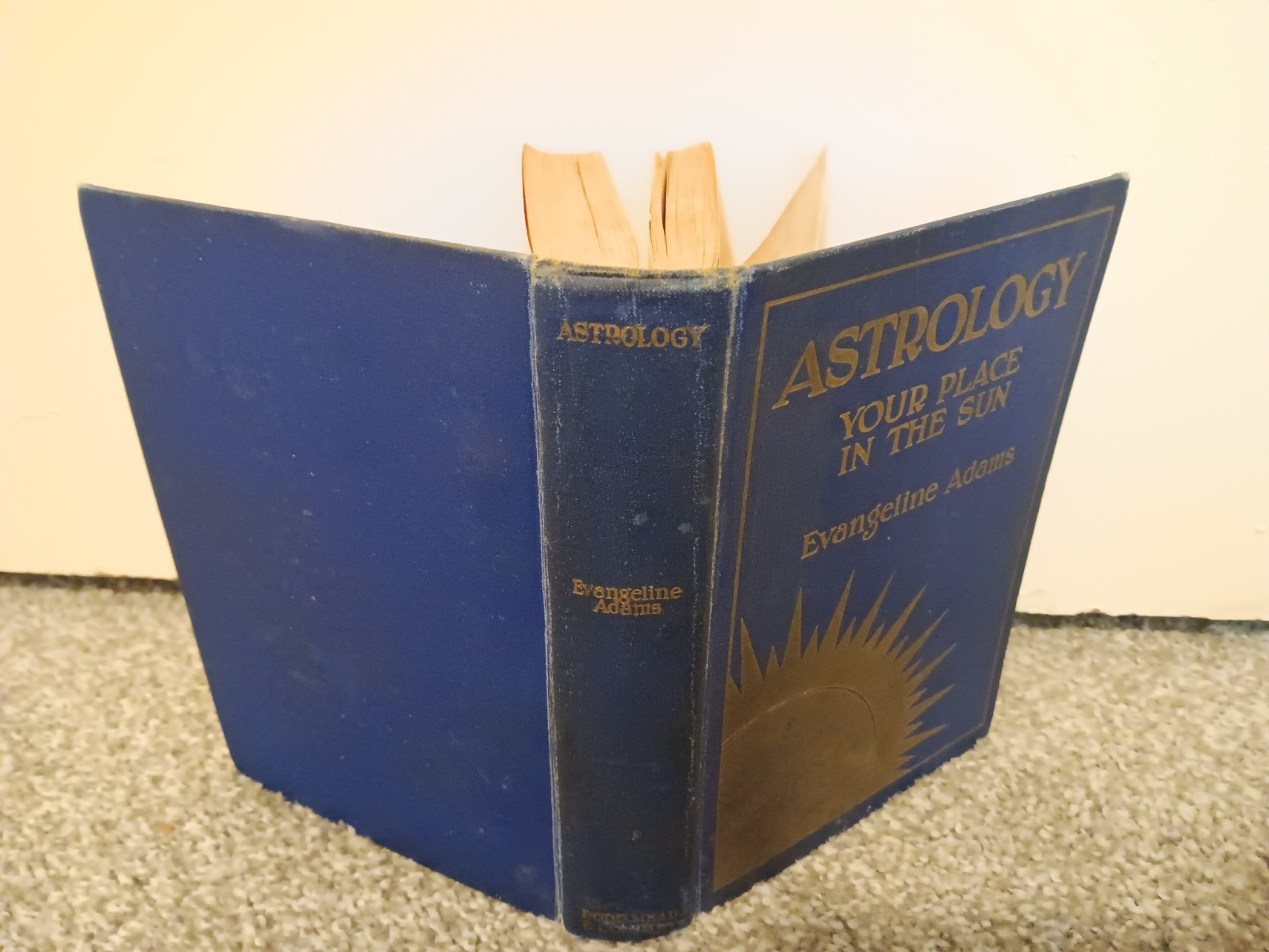 Astrology Your Place in the Sun Evangeline Adams 1928 Occult Esoteric 3rd Print