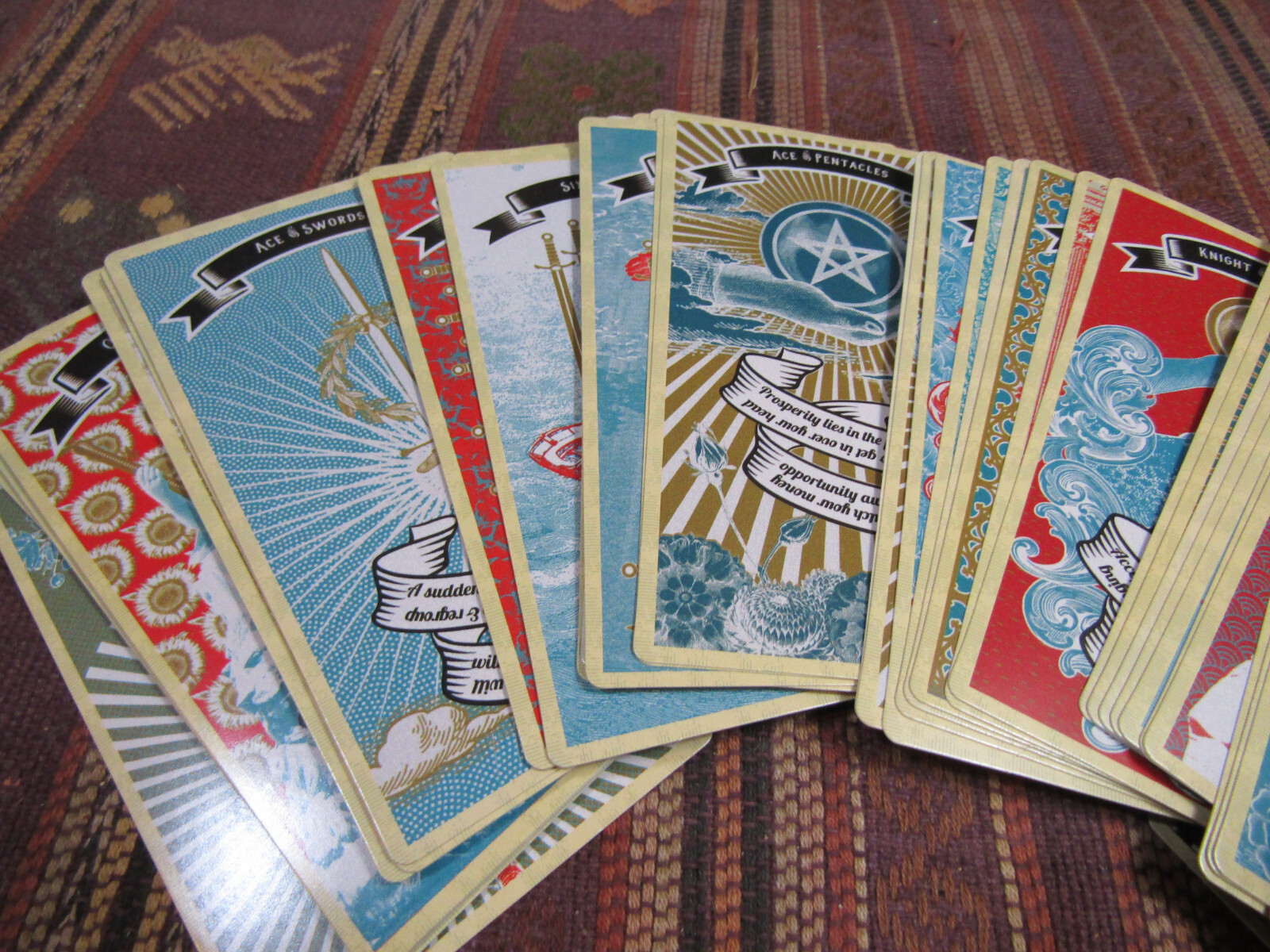 MADAM CLARA SEES ALL FORTUNE TAROT DECK AND DRAWSTRING BAG Kickstarter First Ed