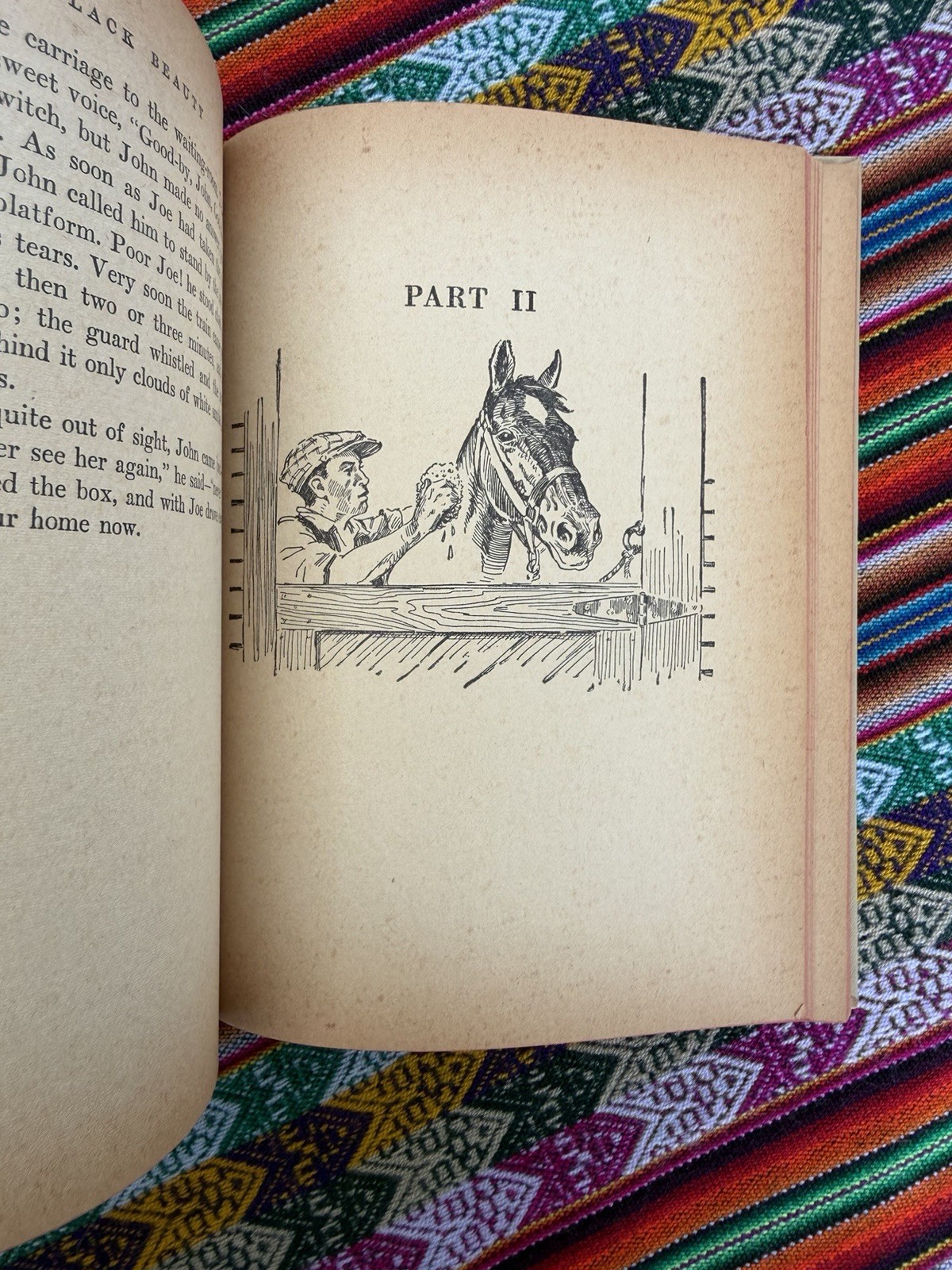 Black Beauty by Anna Sewell (1938, HC) Illustrated Vintage Book